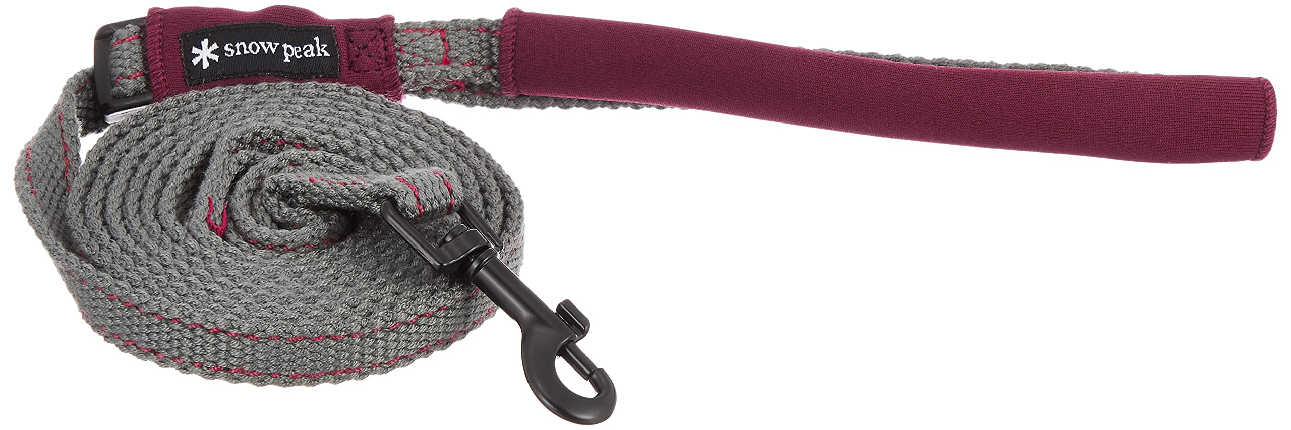 Snow Peak Soft Dog Lead Extra Small, Grey, Adjustable & durable, Unset, XS