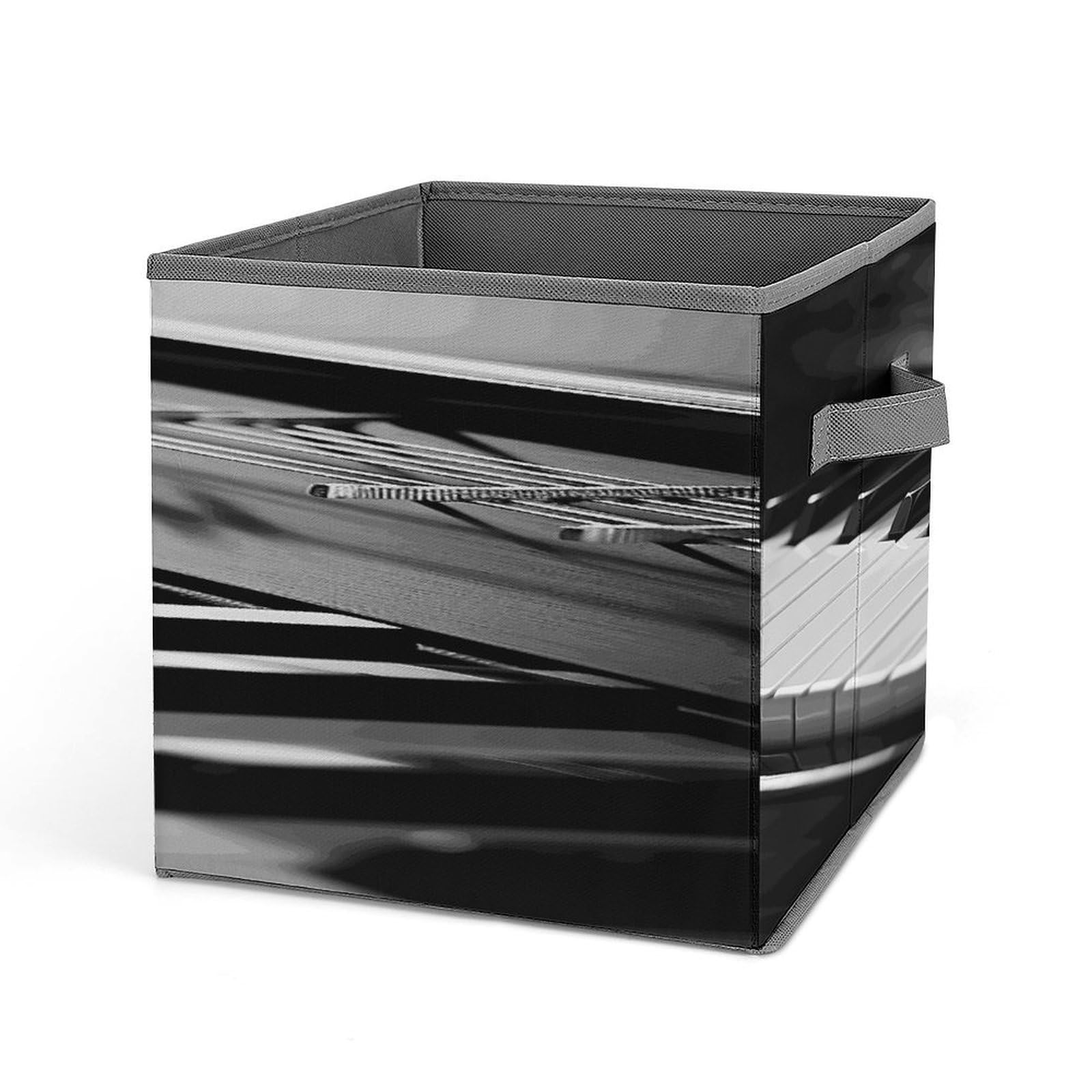 Fekiloot Style Piano Image Storage Bins Storage Baskets