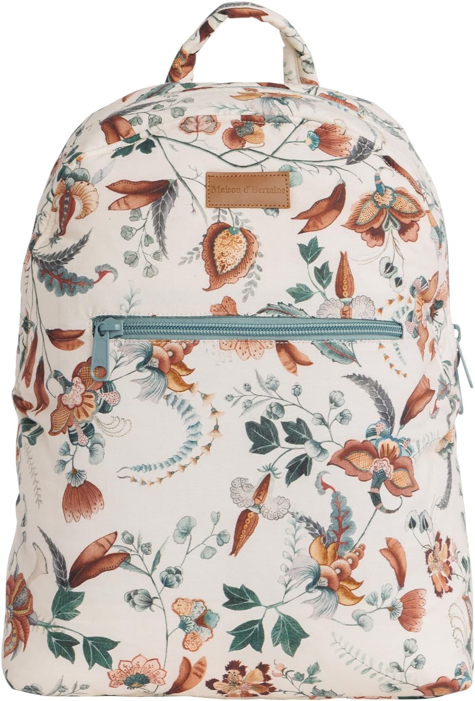 Backpack for Women Men Cotton Shoulder Multipurpose Rucksack with Small Pouch Lightweight Multi Pocket Bag, 66 - Dalida, 9.4" L x 5.5" W x 13.4" H (Backpack), Dalida