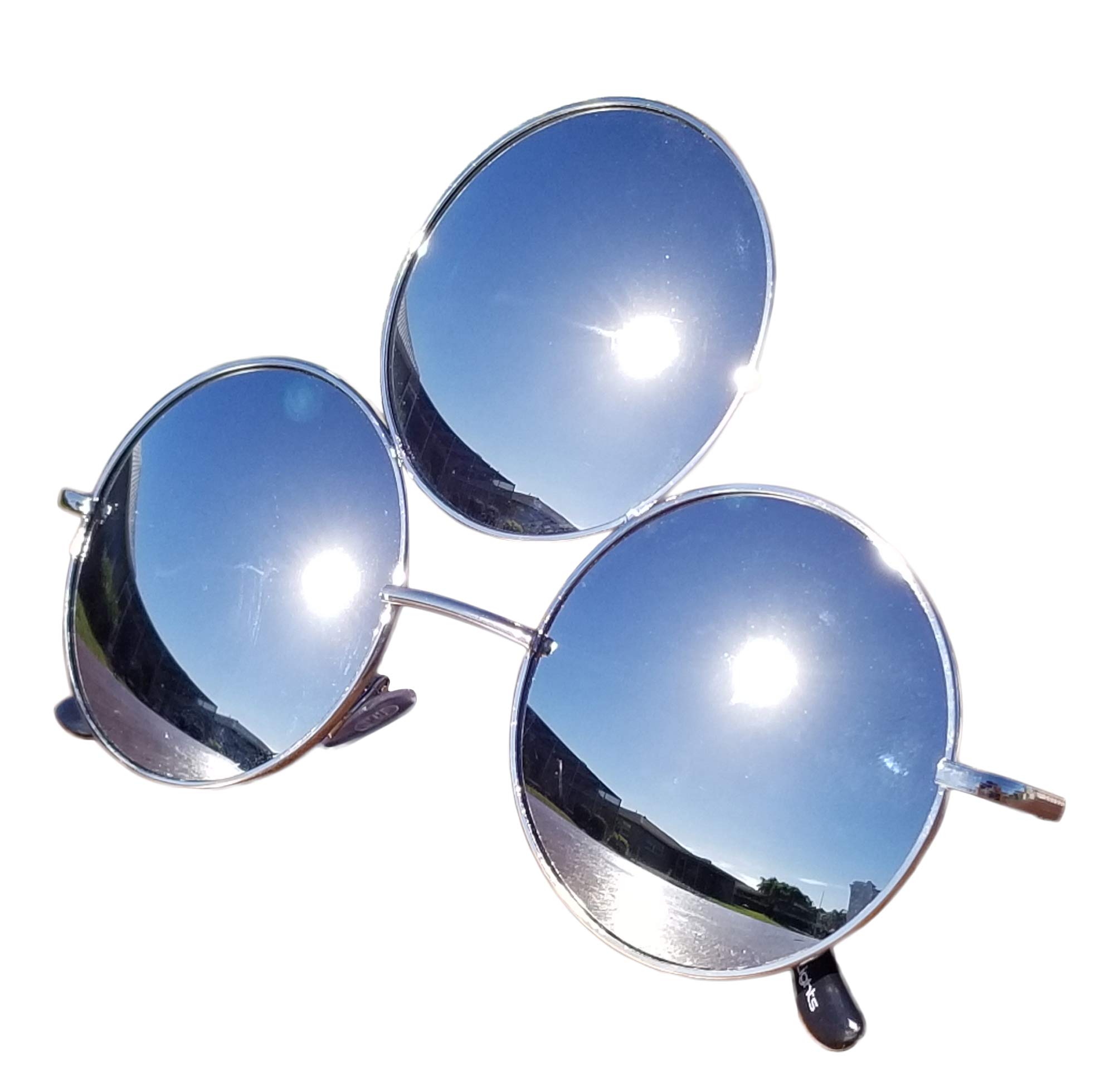 Trippy LightsThird Eye Sunglasses TURQUOISE CYAN Polarized Mirrored Reflective Lenses with Black Frames