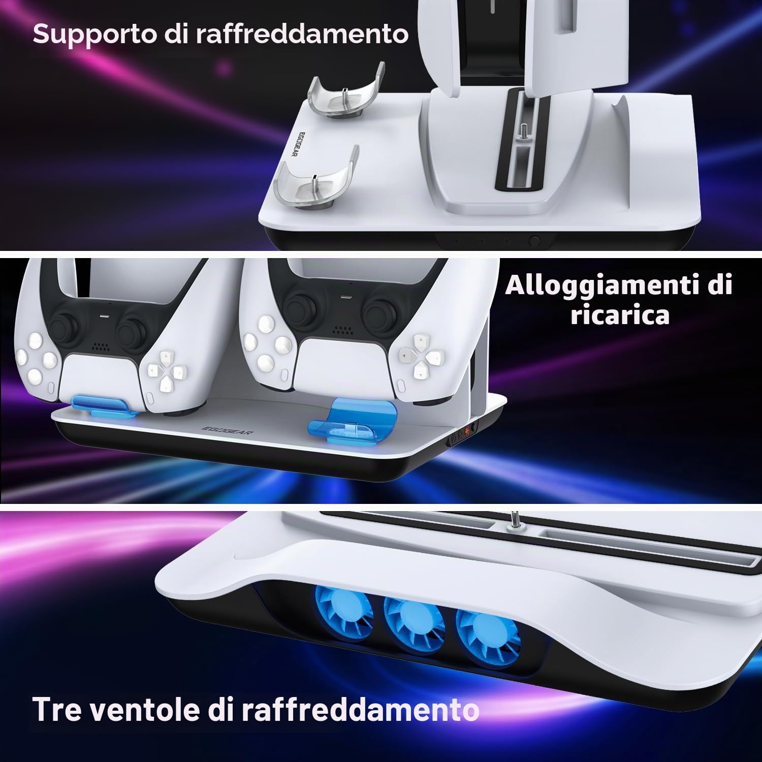 Supporto refrigerante SCC5 Premium per Playstation 5