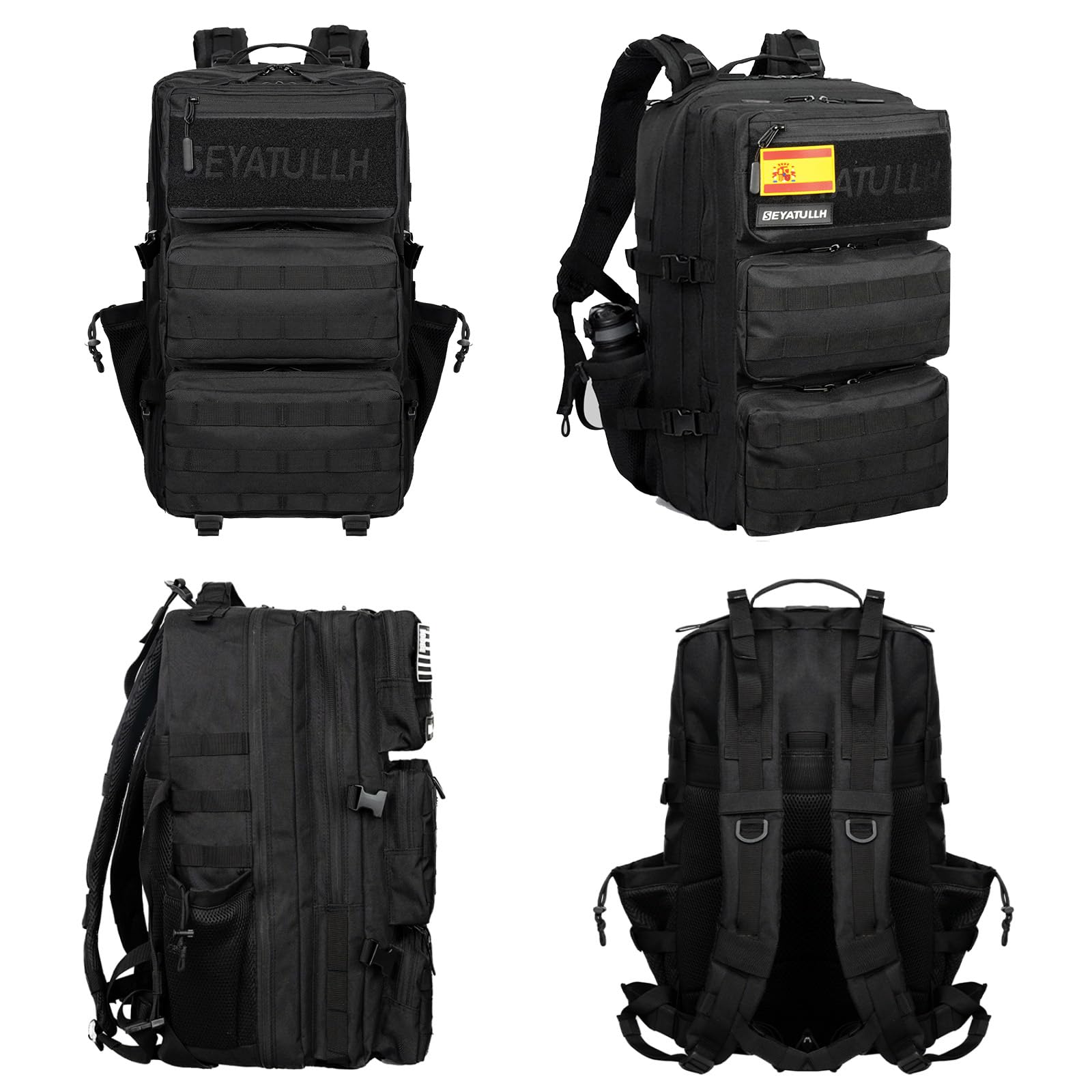 Mochila Táctica Militar 55L Molle para Hombre Mujer, Mochila de Senderismo | Gran capacidad,Resistente y duradera,sistema Molle amplio,cómoda correa ajustable,ideal para camping y entrenamiento