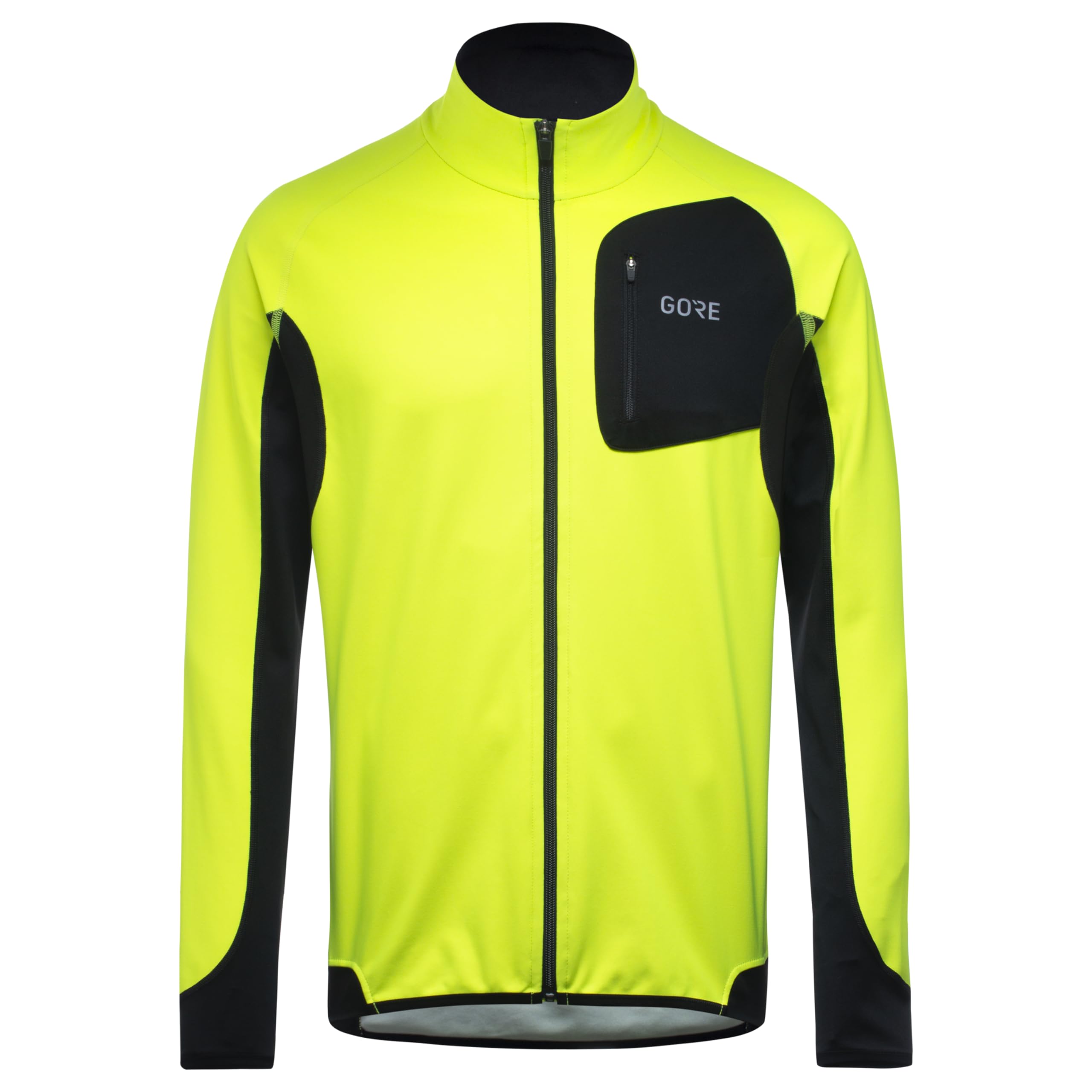 Gore Wear R3 Men's Jersey Partial Gore Windstopper S Neon Yellow/Black