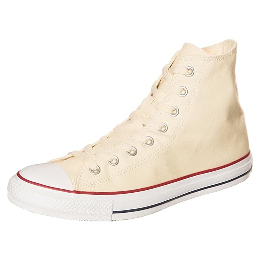 Converse Chuck Taylor All Star High Top Sneaker, Optical White, 12 Women/10 Men