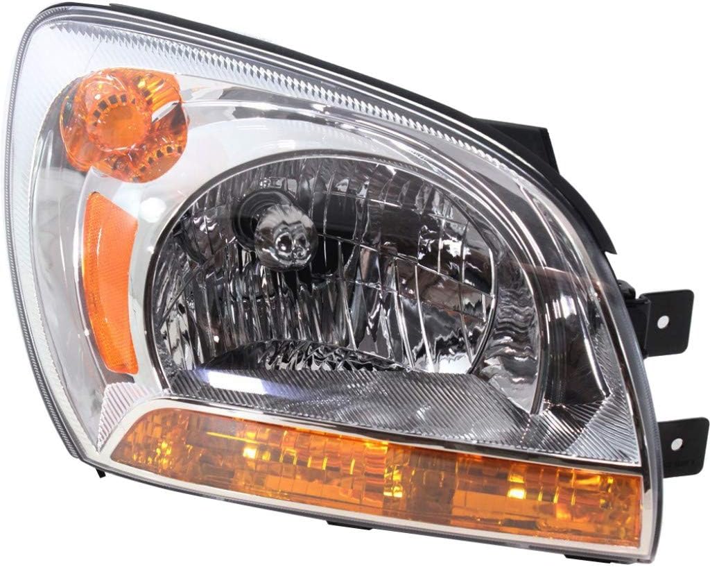 CarLights360 For Kia Sportage 2005-2008 Headlight Assembly Passenger Side CAPA Certified KI2503115C