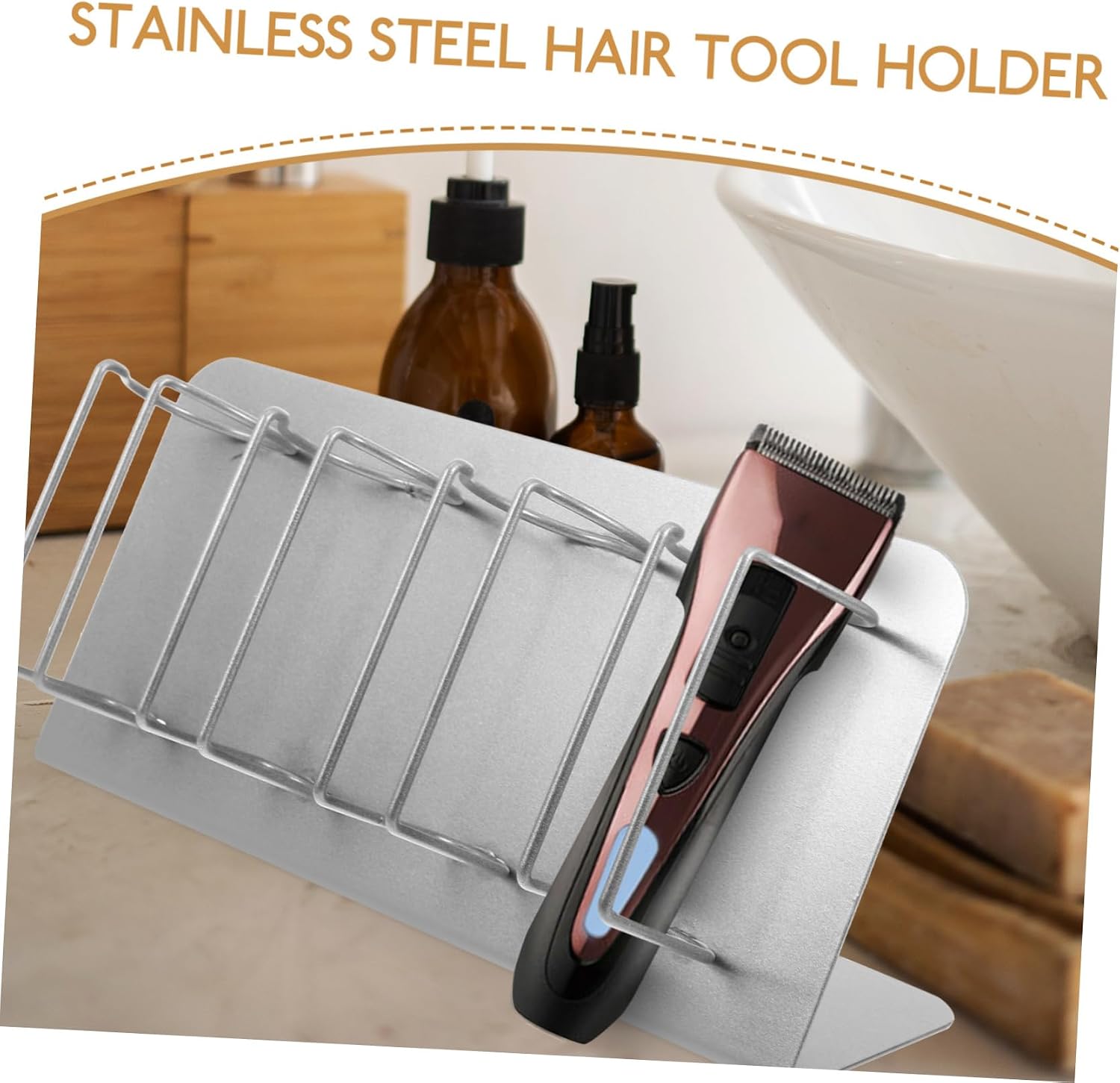 Electric Clipper Stand for Salon Hair Clipper Holder Compact Design for Easy Storage and Display of Hair Tools