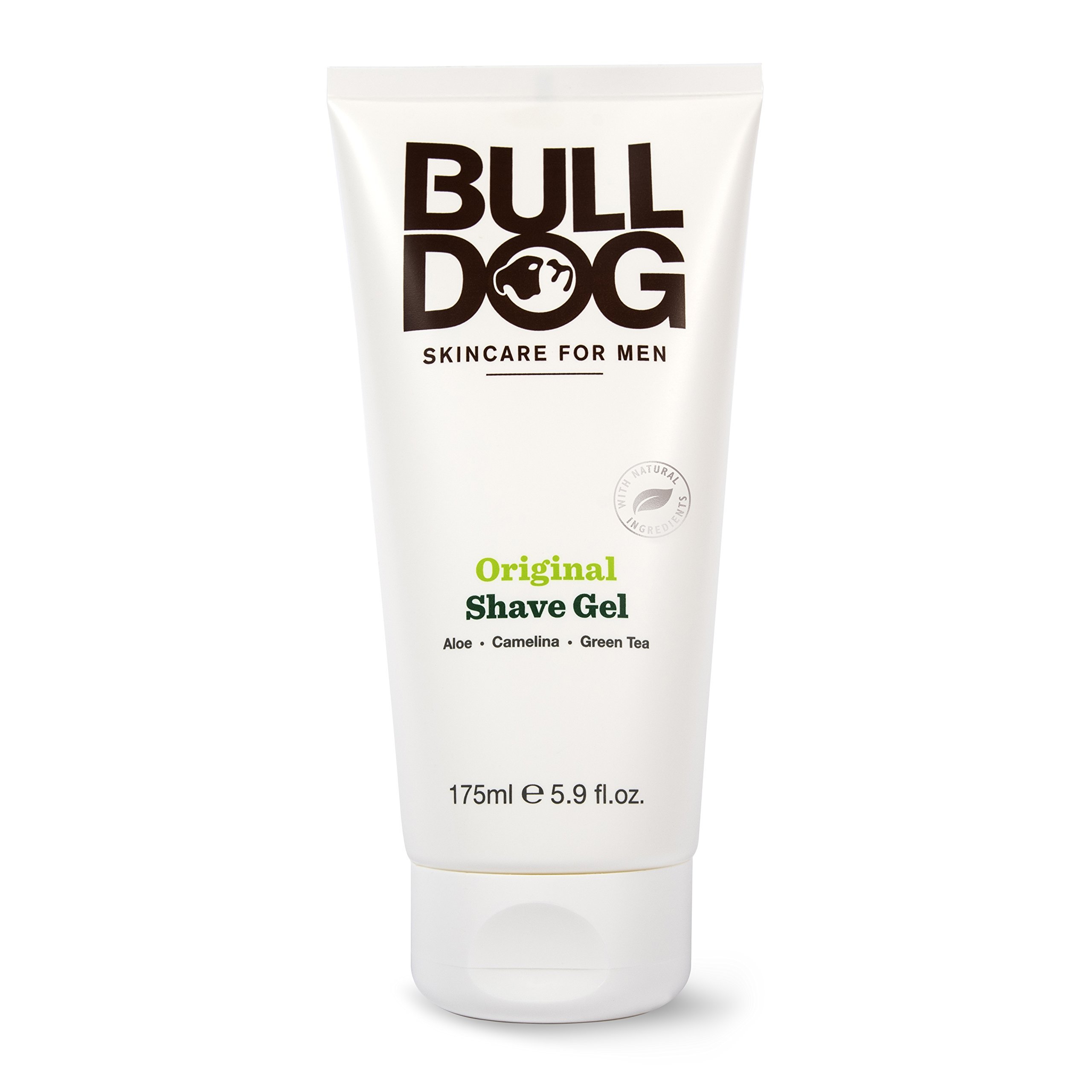 Bulldog Skincare Original Shave Gel 175ml for Men, Smooth & Comfortable Shave, Enriched with Aloe Vera