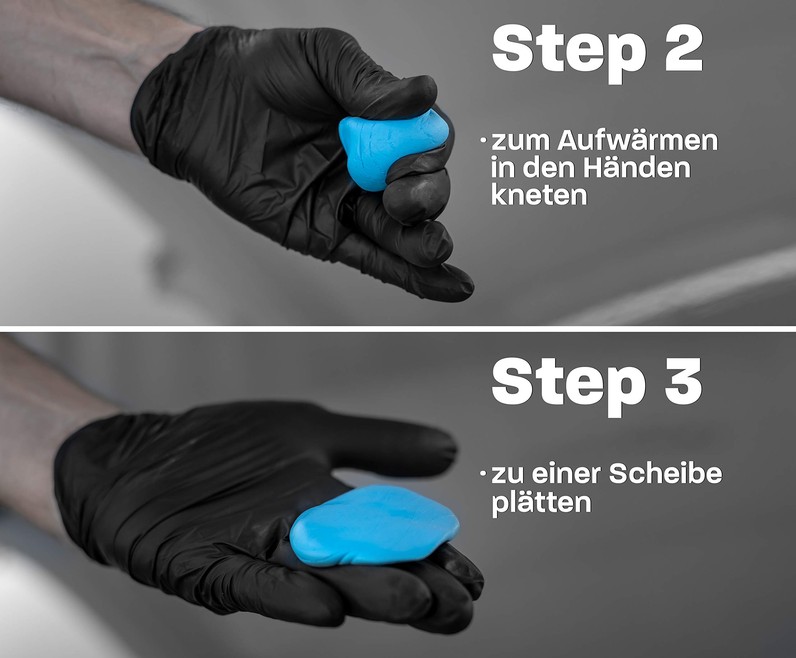 Detailmate ValetPRO Kit de lubrifiant pour nettoyage en douceur de la peinture : Argile Rider – Flacon pulvérisateur – 500 ml – Lubrifiant + Pâte nettoyante Auto Clay – 100 g + 1 paire de gants