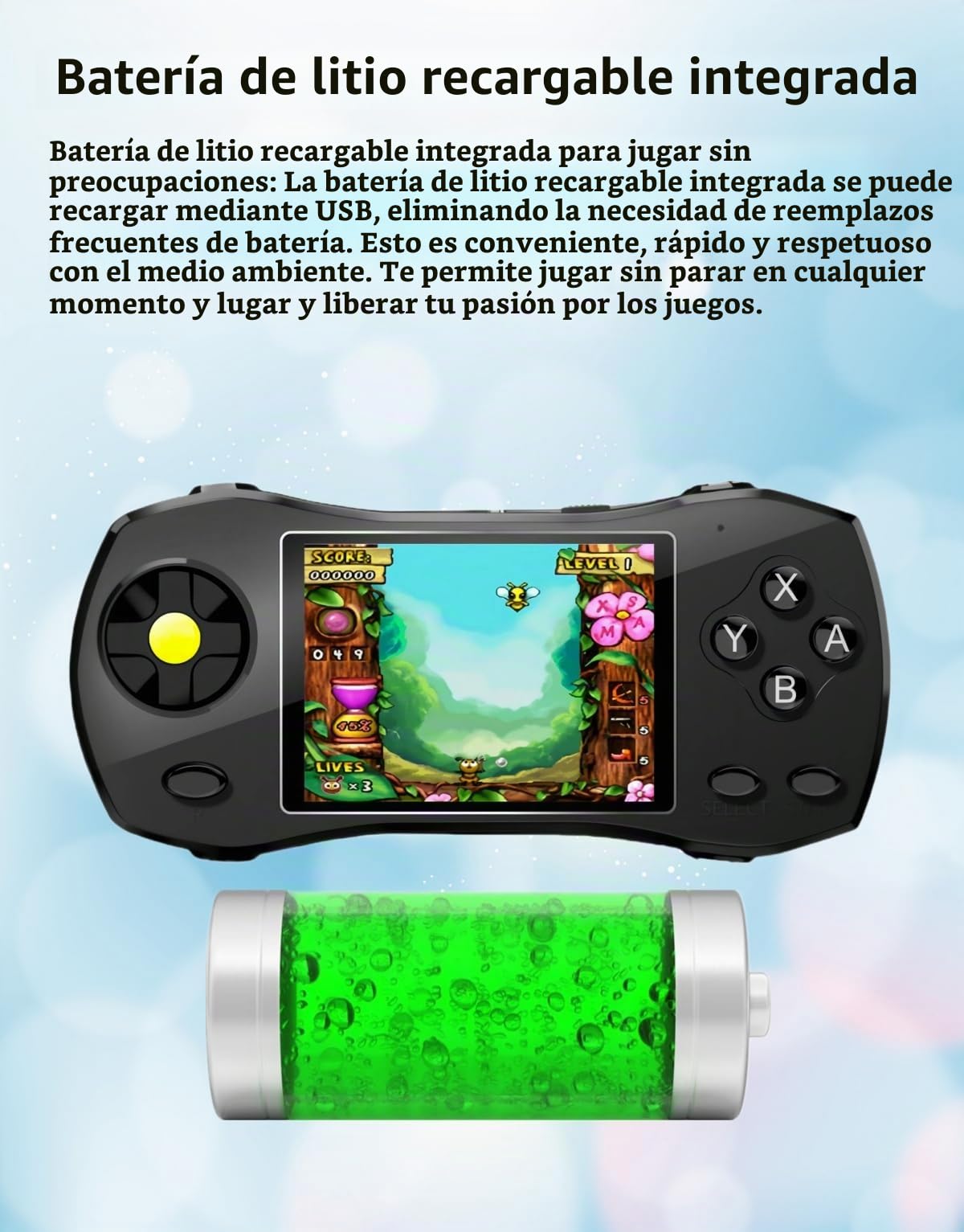 CZT 3.0" Forma de Coche Deportivo Consola de Videojuegos 250 Juegos de 64 bits Compatible con Salida de TV Rompecabezas Portátil para niños Regalo Ideal de Cumpleaños Ocio