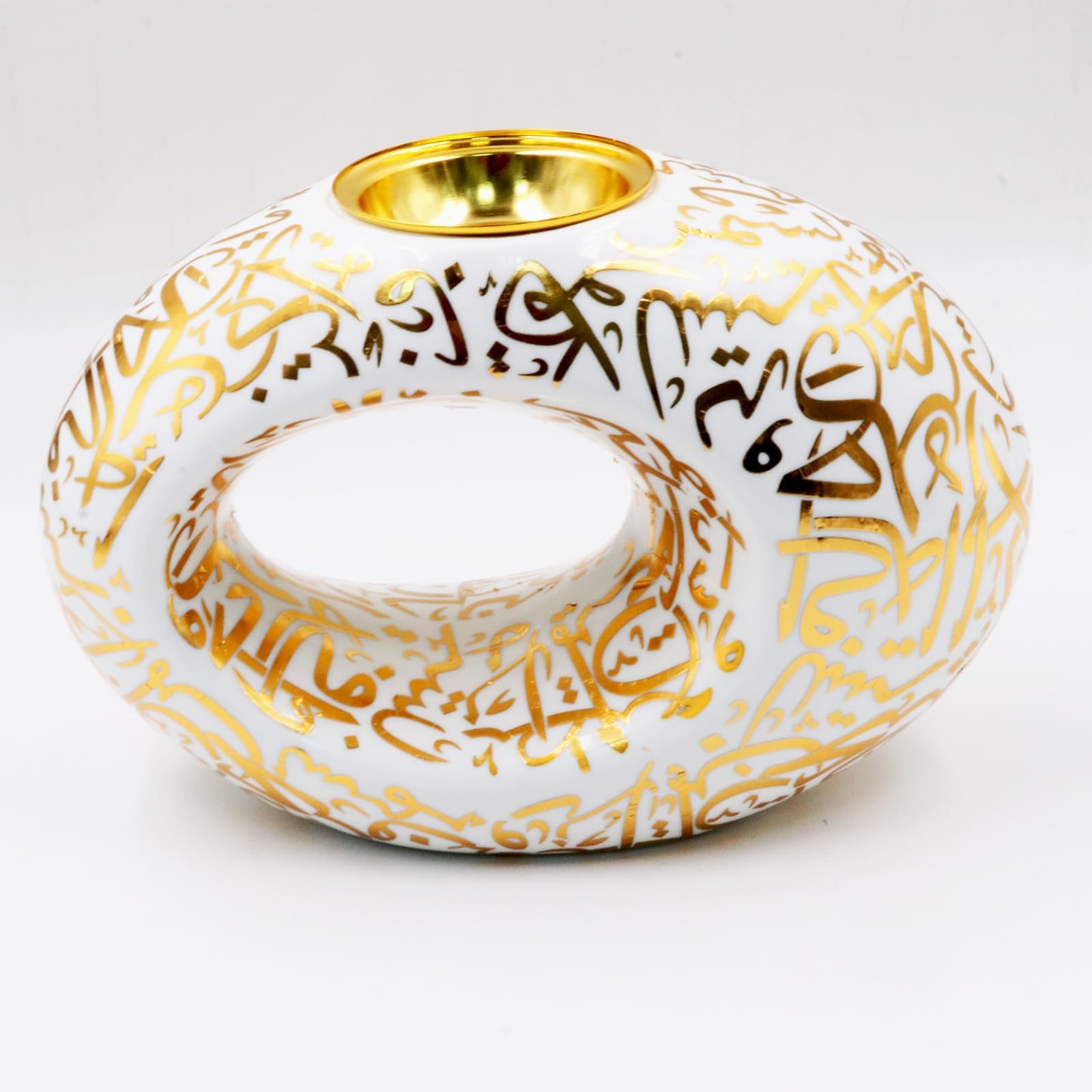 Bakhoor BoSidin New Incense Burner, Charcoal Incense Holder, Frankincense Resin Incense Burner for Home Fragrance, Home Decoration, Meditation, Spa Aromatherapy- Nice Gift for All Occasions (White)