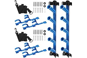 Pool Accessory Organizer and Holder Rack Pole Hangers Pool Equipment Storage