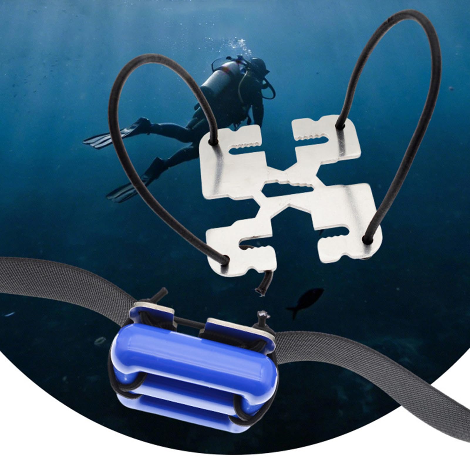Placas de peso para buceo, accesorio de acero inoxidable para apnea | Bloque de peso para Submarinismo (bucear) - Adecuado para niños, familia, , hombres, mujeres, chicos, chicas, jóvenes