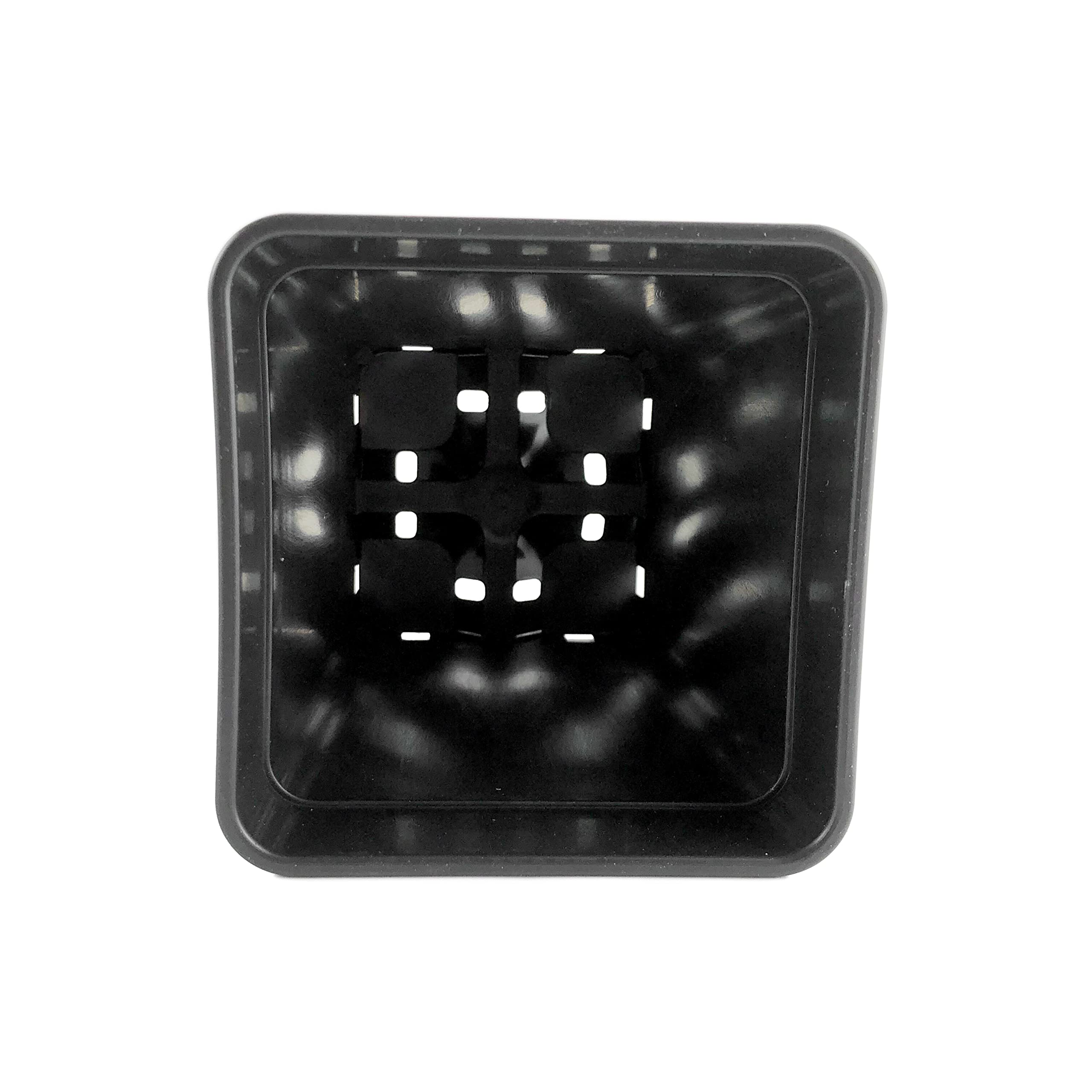 50 x Stück 1 L Anzuchttöpfe 10,3 x 10,3 x 13,7 cm vierkant Blumentöpfe klein Vorzuchttöpfe aus PP Kunststoff für Pflanzen Topf Aufzuchttöpfe Pflanztöpfe Tomaten Pflanztopf Anzucht