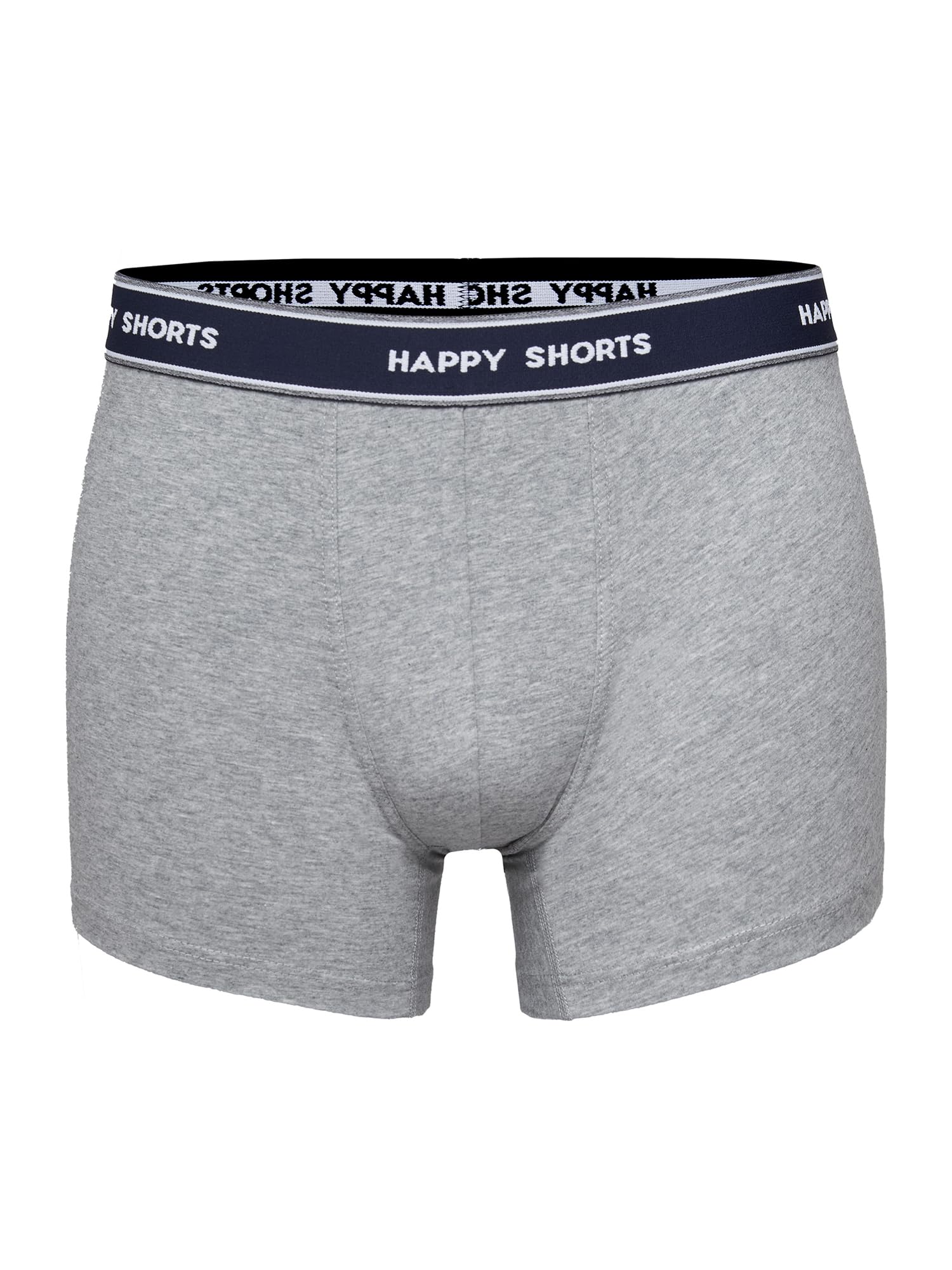 Happy Shorts Bokserki męskie w stylu retro, bawełniane, bielizna, zabawne motywy, wygodne dopasowanie