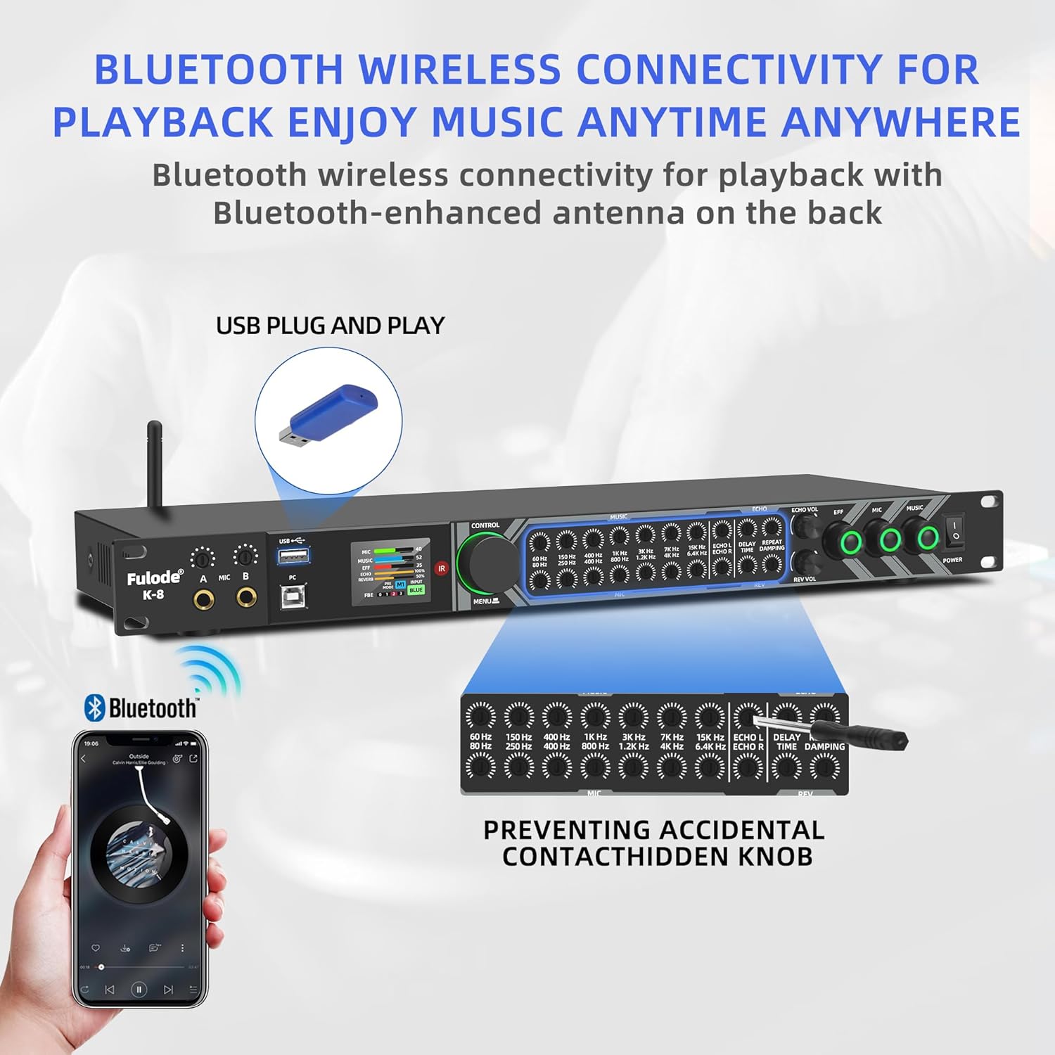 FULODE K-8 Bluetooth Wireless Connectivity