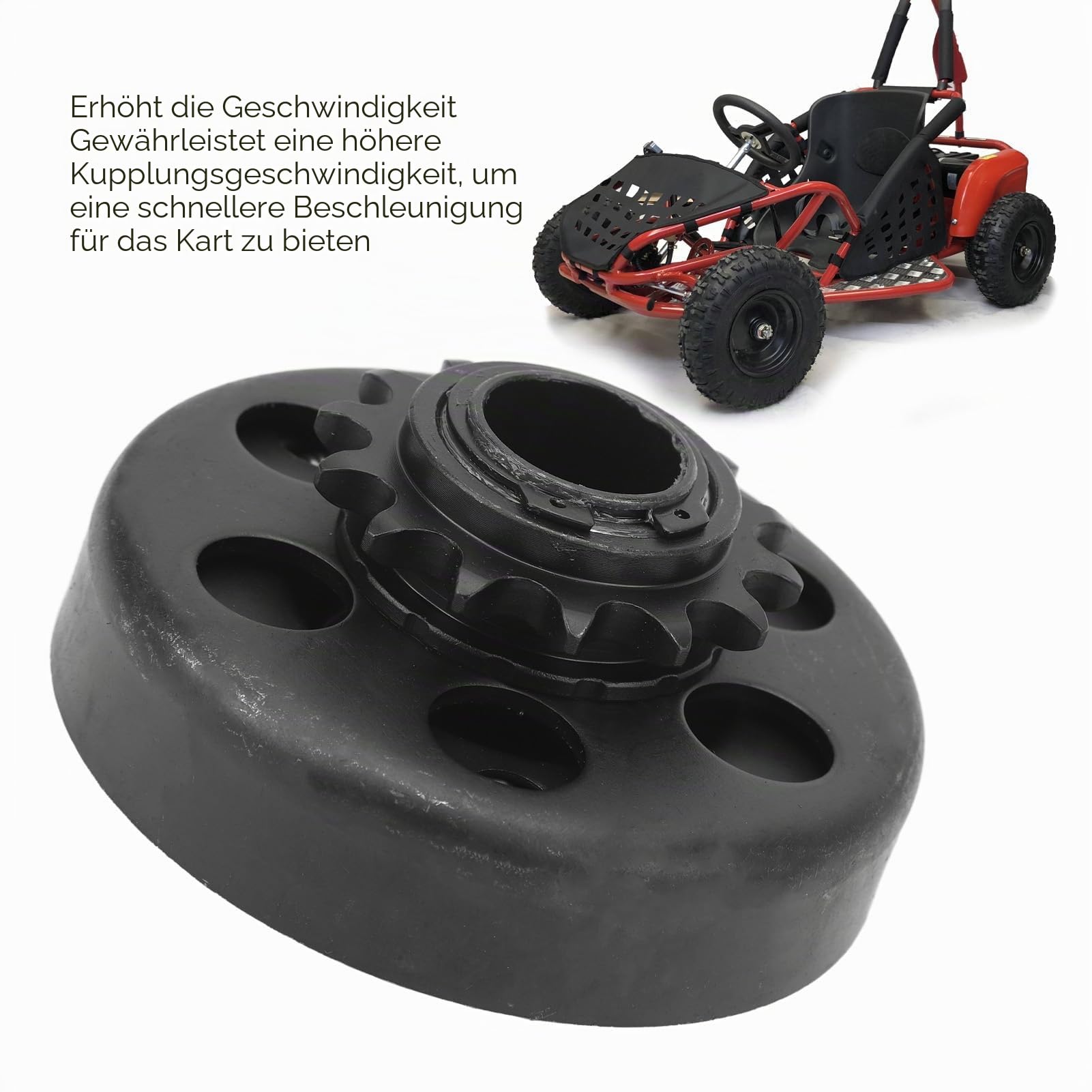 Fliehkraftkupplung, 25,4 Mm Mittlere Öffnung, Hohe Härte, Go-Kart-Kupplung, Langlebige Konstruktion, 14 Zähne, für Mini-Fahrräder