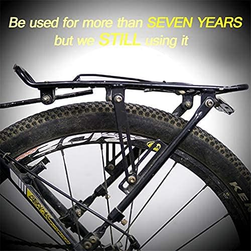 Miniatura 7 de Generies Ciclismo universal ajustable bicicleta alta capacidad carga rack equipo ciclismo soporte pie pie bicicleta equipaje portaequipajes