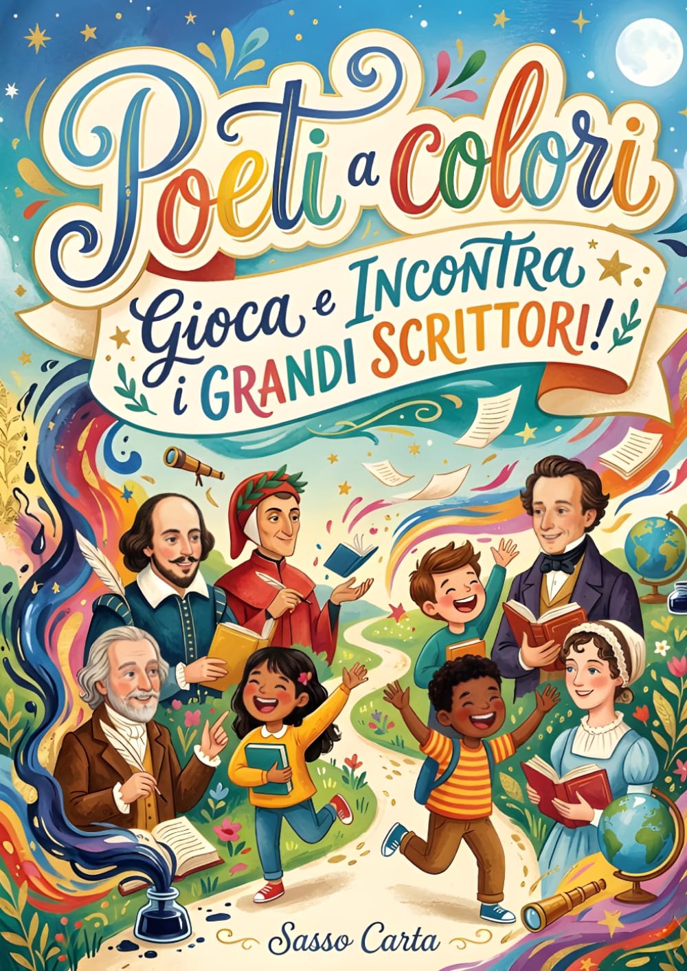 Poeti a Colori: Gioca e Incontra i grandi scrittori!
