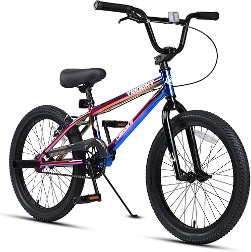 Miniatura 7 de 20 24 26 Inch BMX Race Bike Trident Bicycles Beginner-Level to Advanced Riders with 2 Pegs, Multiple Colors Dorado,Con