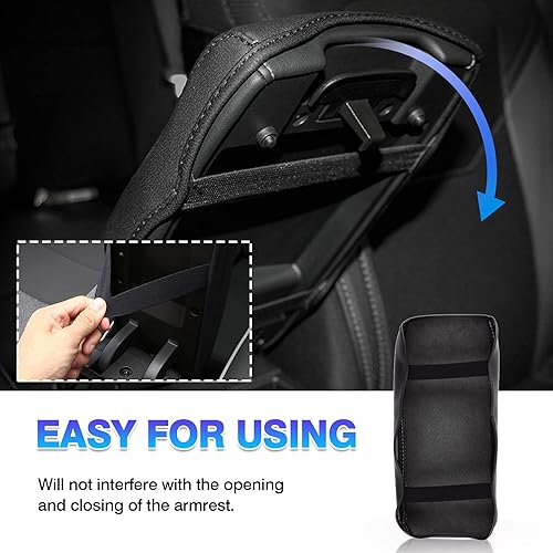 Miniatura 4 de Autorder Funda de consola central, ajuste personalizado para Nissan Sentra 2020, 2021, 2022, 2023, accesorios de fibra de carbono, fundas de