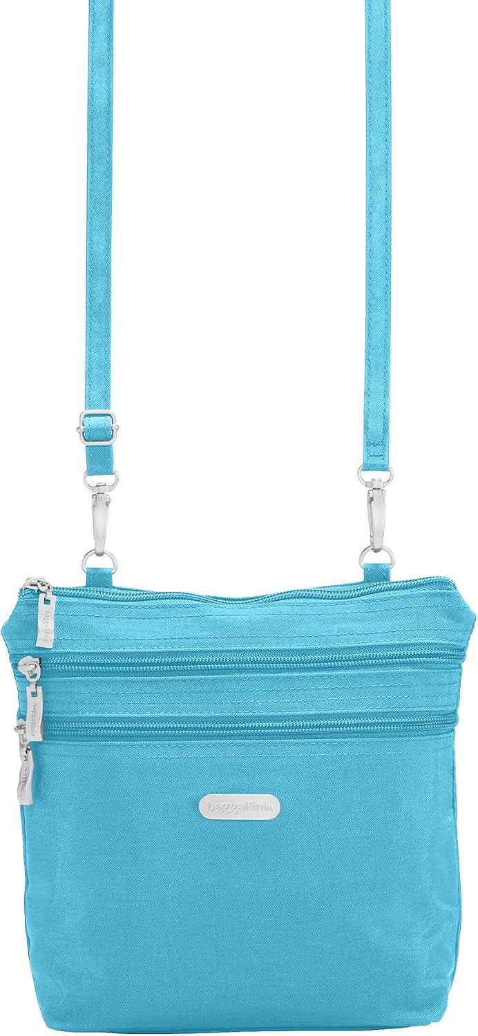 Baggallini Zipper Bag, Dolphin, One Size