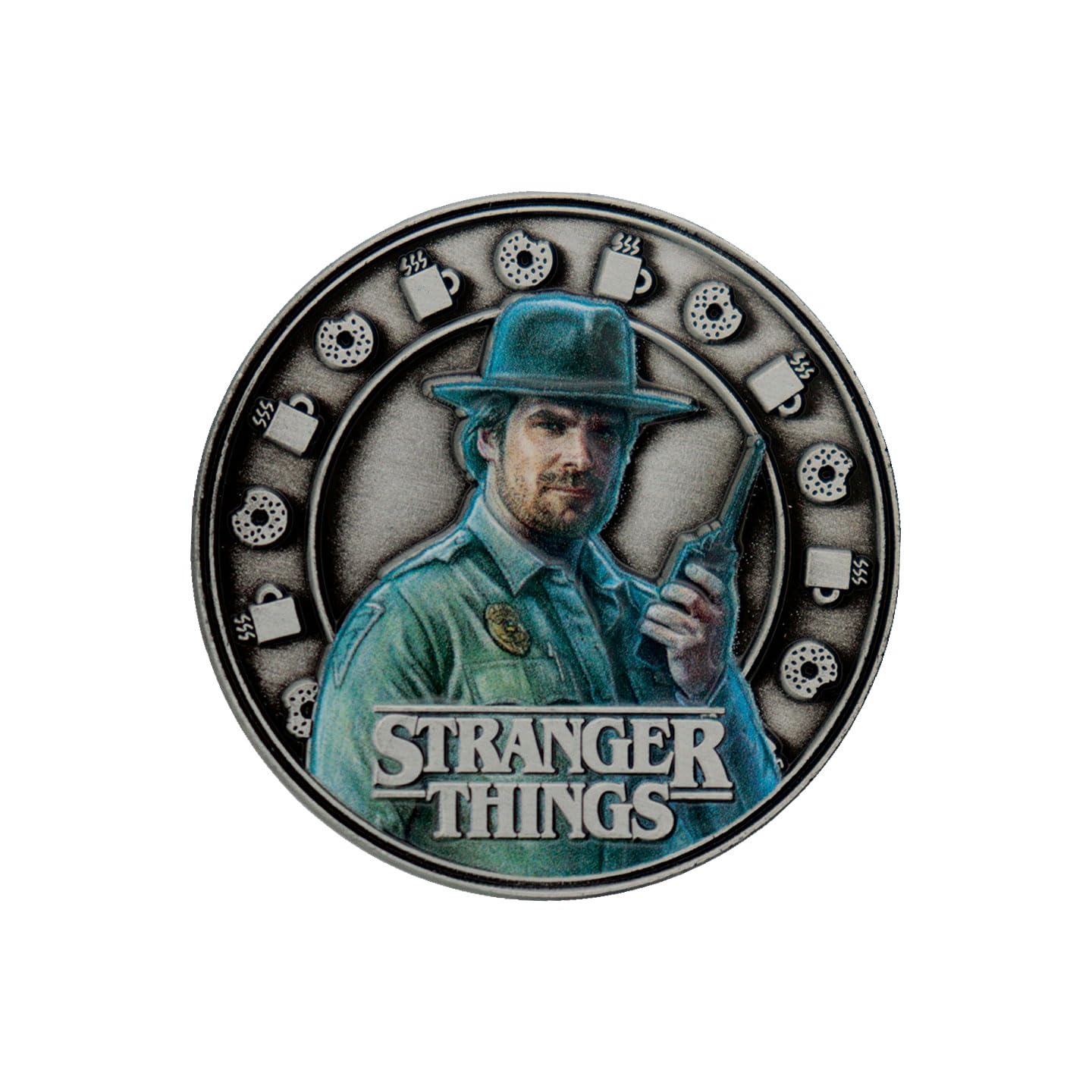 FaNaTtik Stranger Things Eleven and Hopper - Moneda coleccionable