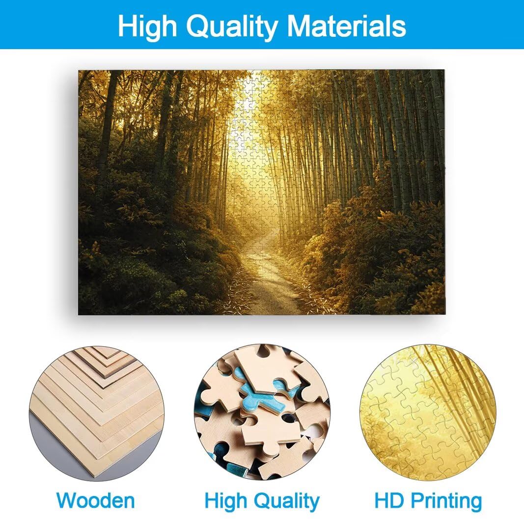 Puzzle 5000 Piezas, Puzzle Bosque de Madera para Adultos, Regalos -2426
