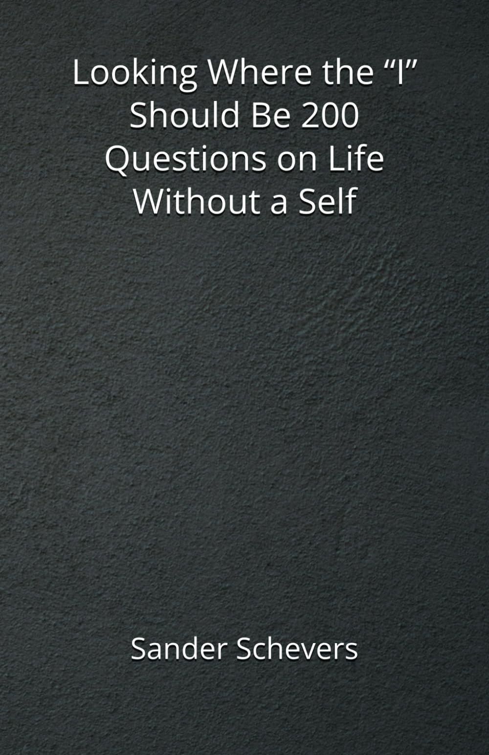 Looking Where the “I” Should Be 200 Questions on Life Without a Self
