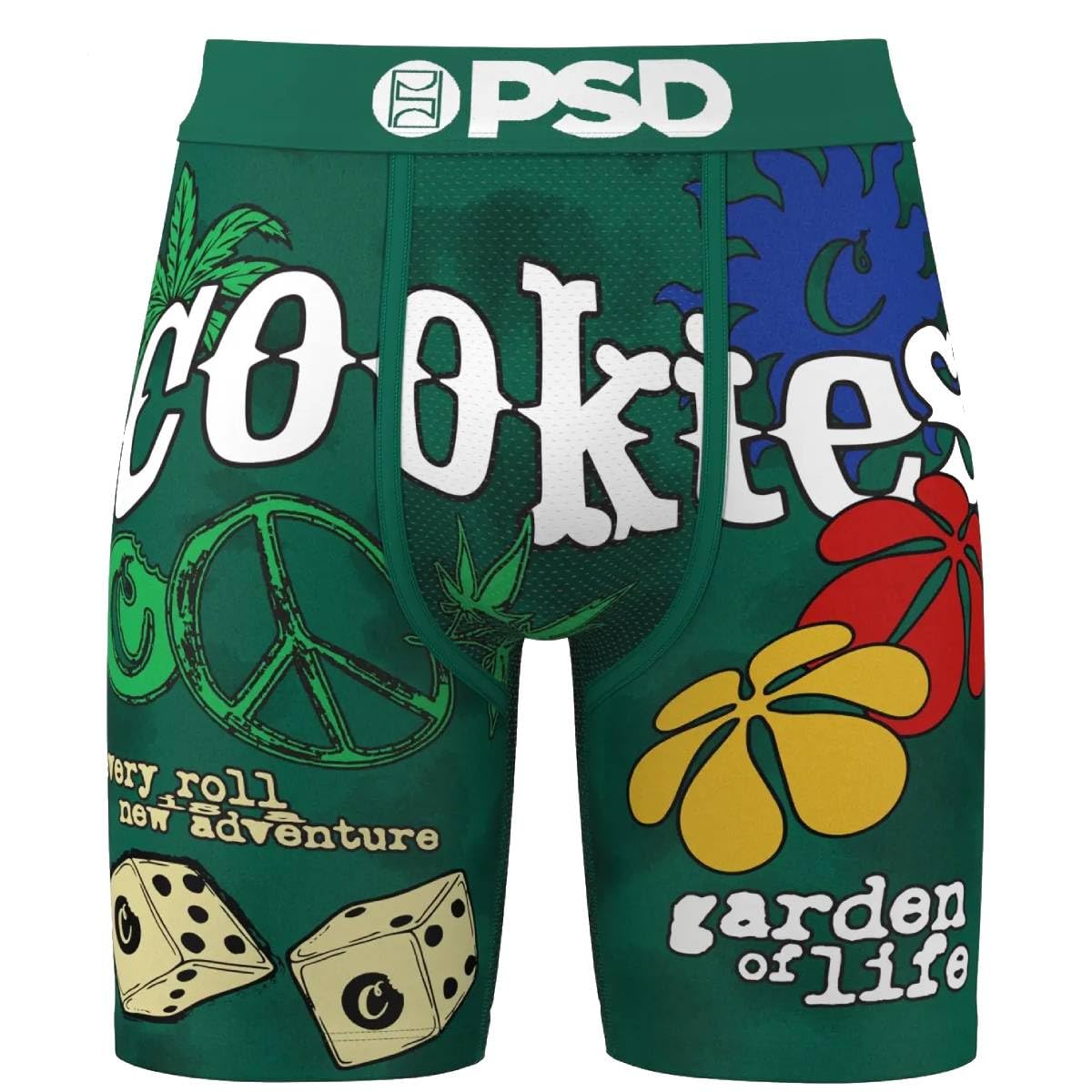 PSD Men's Cookies Boxer Briefs - Breathable and Supportive Men's Underwear with Moisture-Wicking Fabric