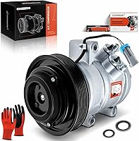A-Premium 10S17C AC Compressor w/ Clutch & PAG100 Oil for Chevy Colorado GMC Canyon 2004-2012 Hummer H3 Isuzu i-Series