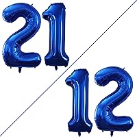 Vista 181 de GOER Globos con el número 80 para decoraciones de fiesta de cumpleaños número 80, globos de helio de aluminio jumbo de 42 pulgadas para 80 Oro rosa