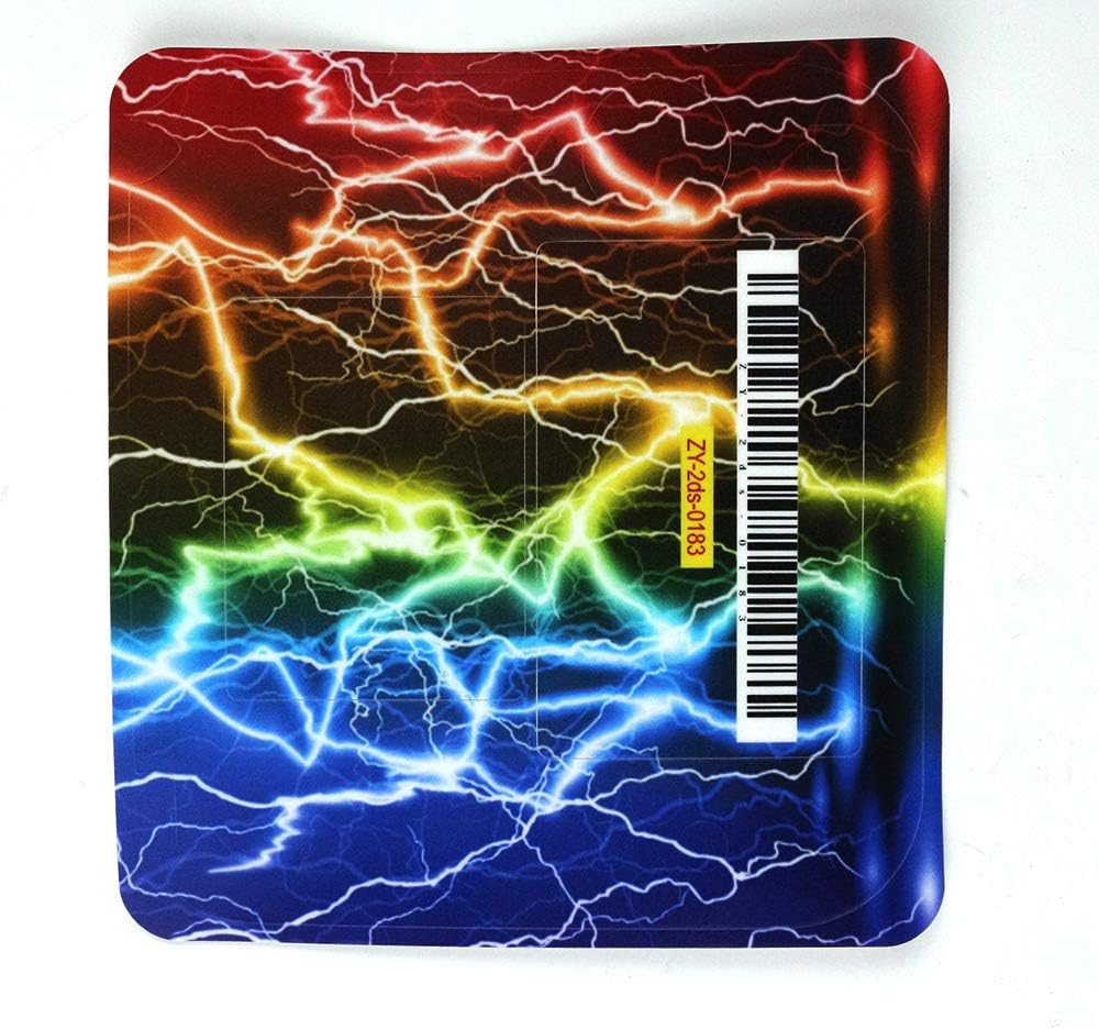 Lightning Design Video Game Vinyl Skin Protective Decal Cover Compatible with Nintendo New 2DS System Console Sticker : Video Games