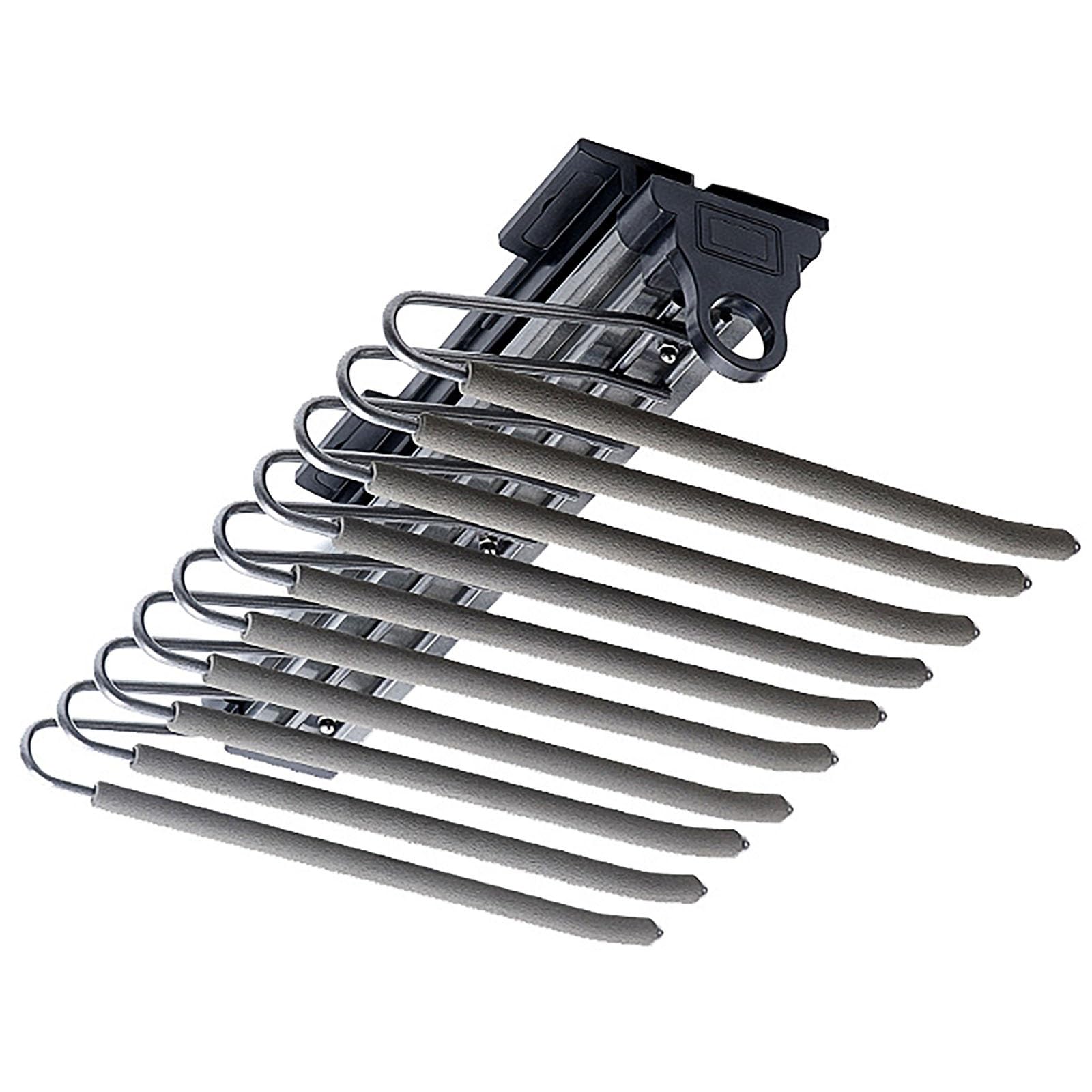 Rack de pantalons extensible avec 10 bras amovibles pour optimiser l'espace du dressing - 8