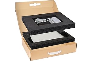 Secure Laptop Shipping Box with Protective Foam