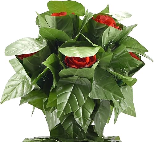 Miniatura 2 de SUMAG Blooming Rose Bush - Control remoto (10 flores, versión de batería) Trucos de magia de flores que aparecen en escenario, fiesta, boda,