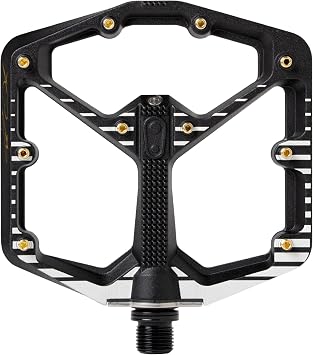 Crankbrothers Stamp Flat MTB Pedals - Size-Specific, Lightweight, Versatile, Durable Bike Pedals