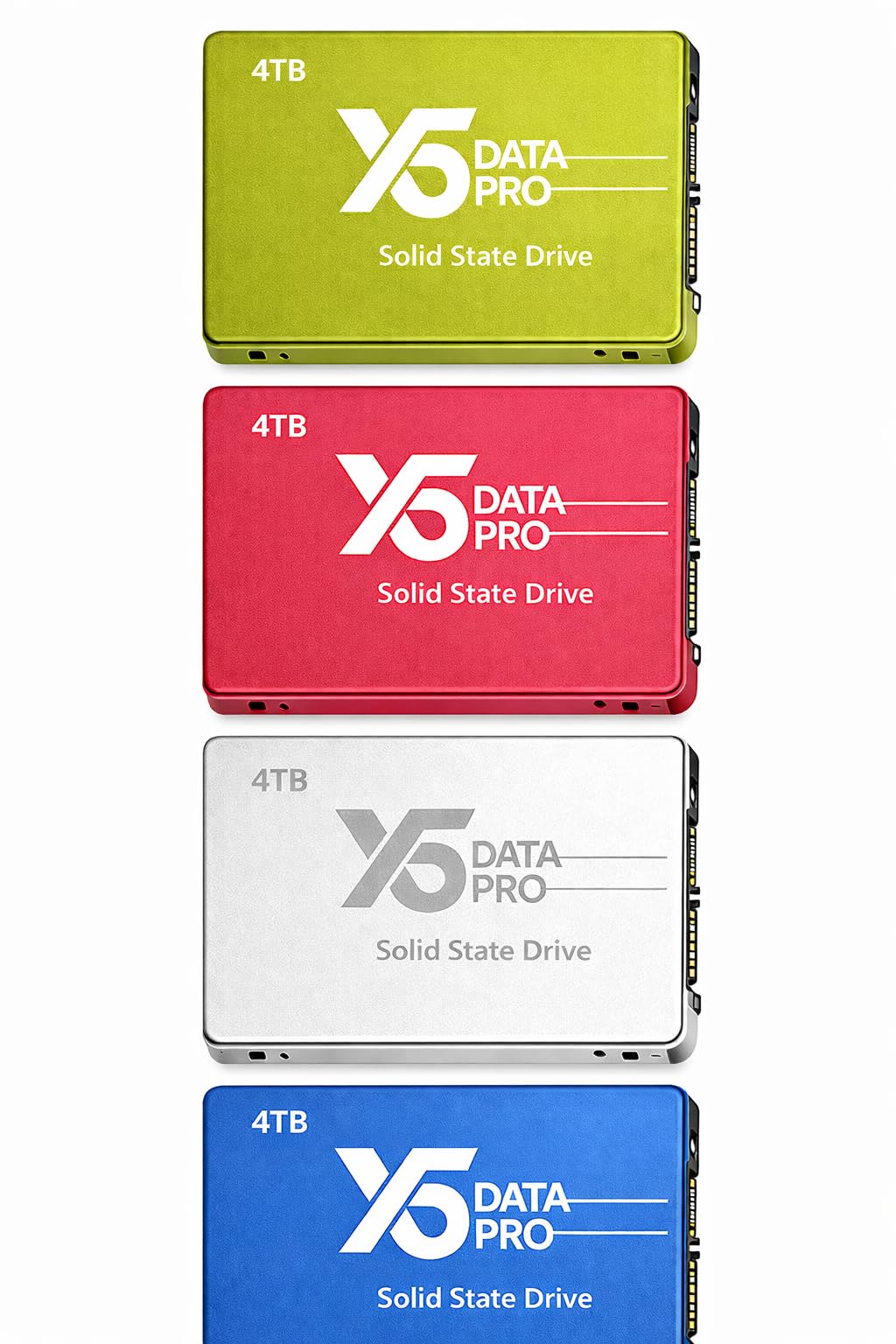 Photo 1 of X5 Data Pro SATA III 2.5" Internal SSD – Solid State Drive for Laptop & Desktop – Fast Boot & Reliable Storage (4TB) Compatible with SATA only Not Compatible with NVMe/M.2 Slots