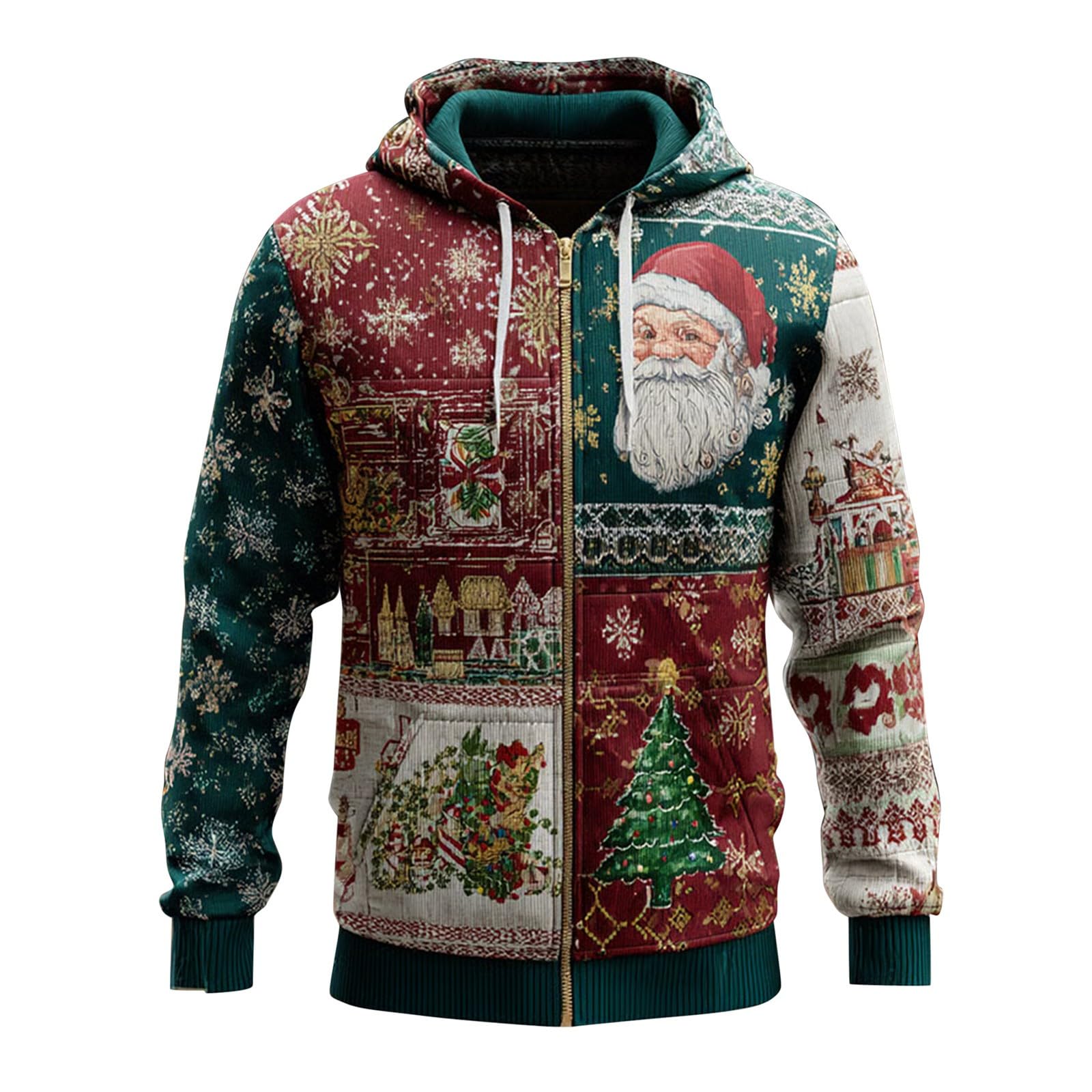 Sudaderas Para Hombre Amor en Navidad alegre y oh vamos
