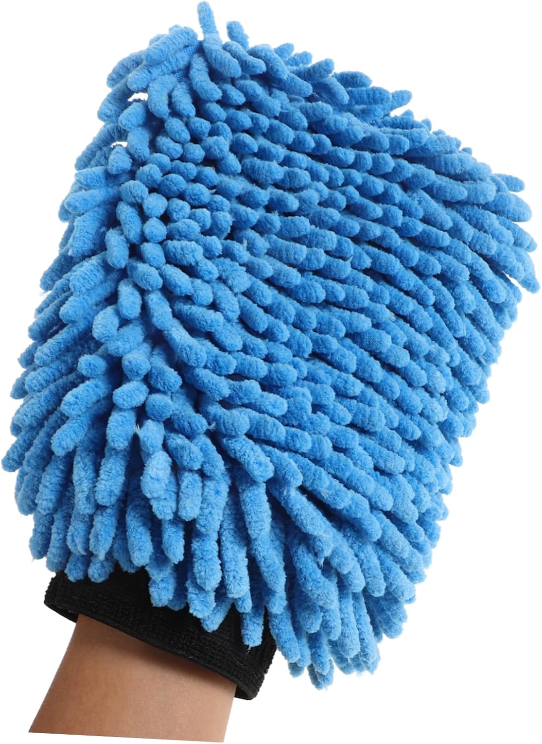 Unomor Auto Wash Glove Long Fleece Car Cleaning Mitt Soft Sponge Mitt for Vehicle