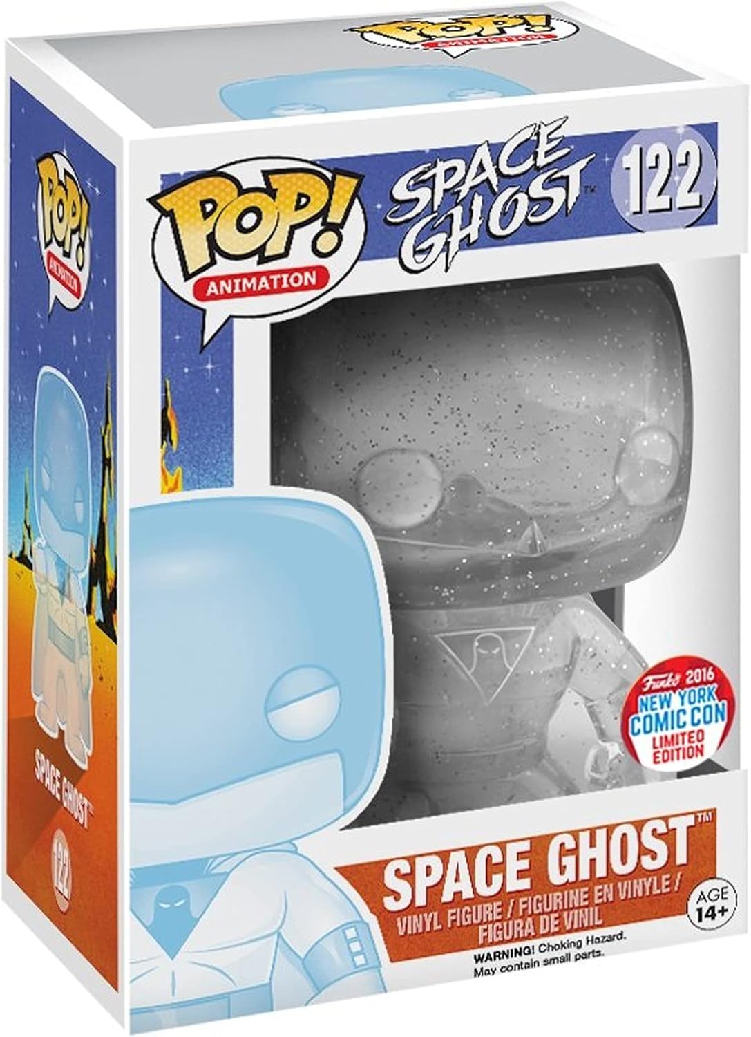 Funko 2016 NYCC Exclusive Pop! Animation Invisible Space Ghost Toy Tokyo Limited Edition