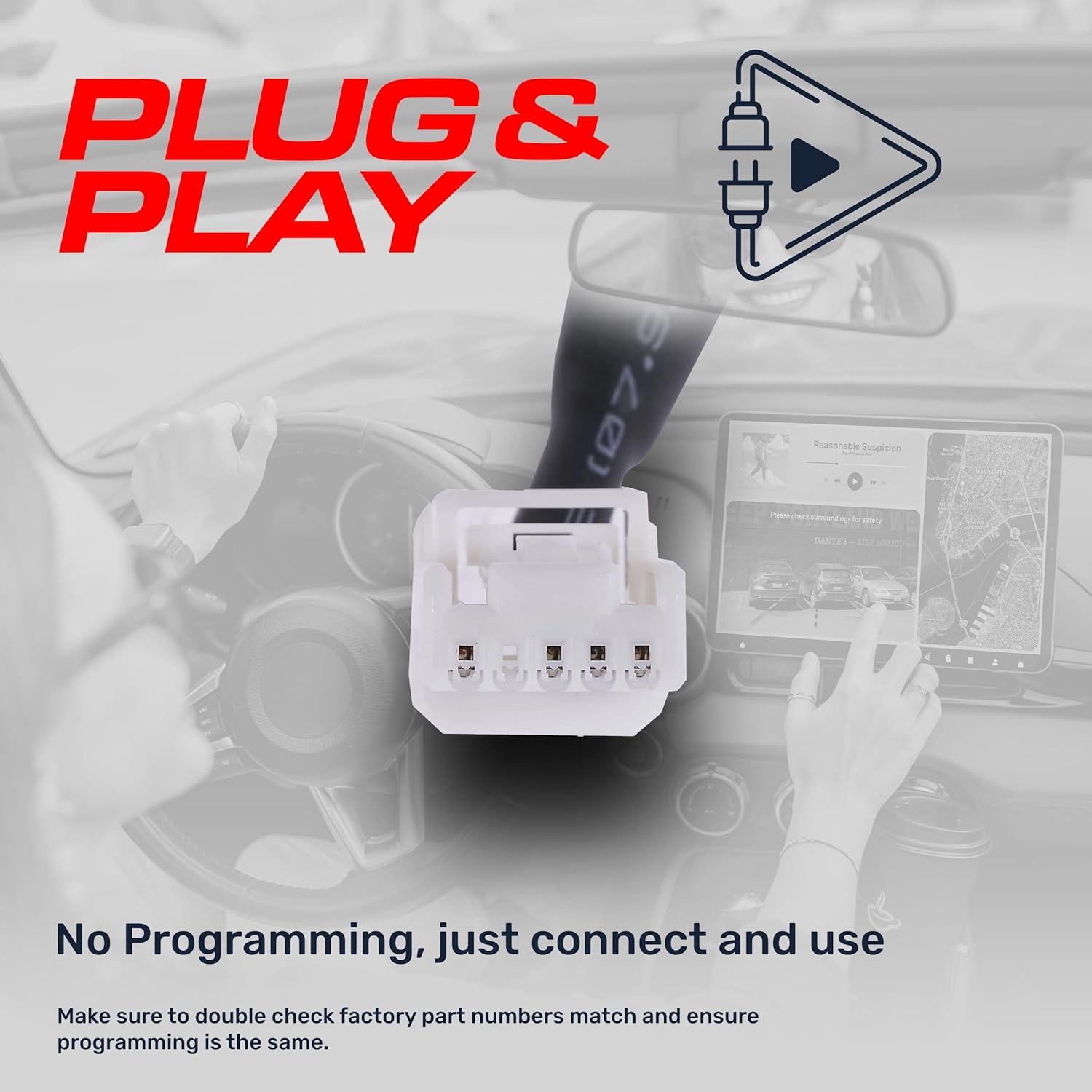 Master Tailgaters Replacement for Toyota Yaris iA (2016-2020), Yaris Sedan (2016-2020) / Scion iA (2016) Backup Camera OE Part # 86790-WB001, 86790-WB002