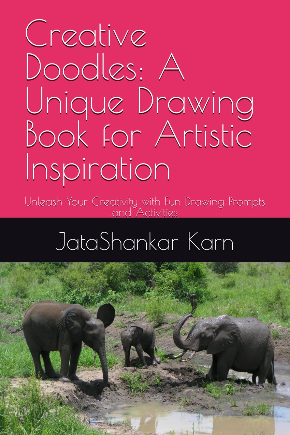 Livre de dessin d'inspiration artistique doté d'invites graphiques et d'exercices ludiques