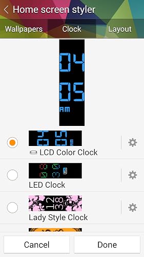 24/12 Lcd Clock For Gear Fit #TOP2