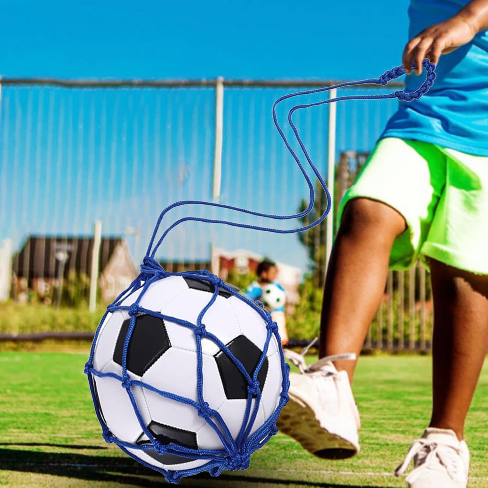 Bolsa de Red para Balones de Fútbol, Almacenamiento de Voleibol, Soporte Portátil