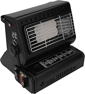 Outdoor Butane Heater, Card Type Gases Double Intake Space Heater, Portable Camping Stovecamping Heater, Propane Heater Indoor Safe Butane for Camping Fishing Tent