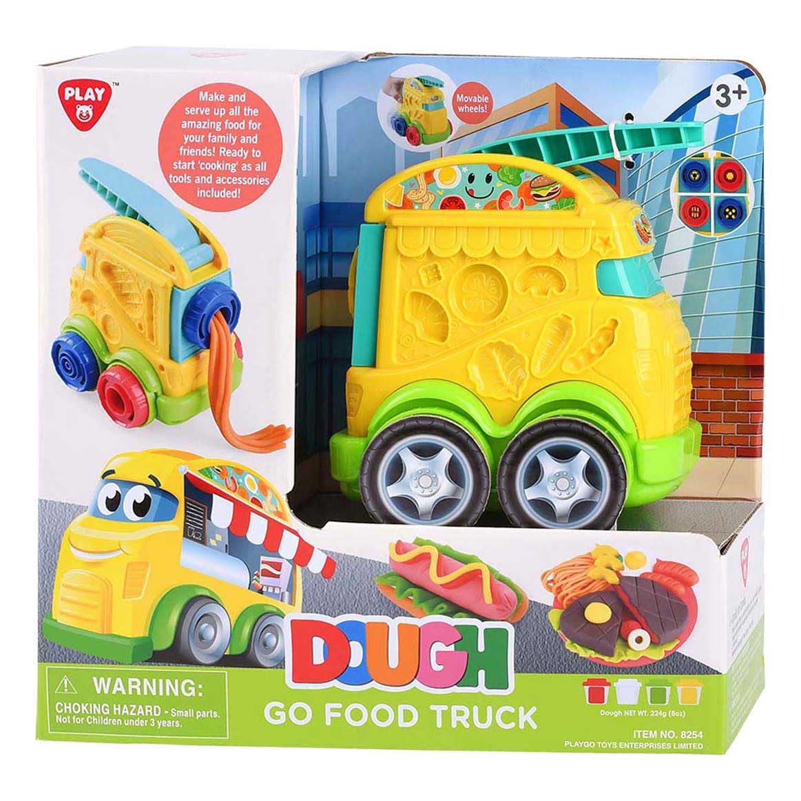 Playgo Set da gioco di argilla Food Truck - giocattoli creativi in terracotta