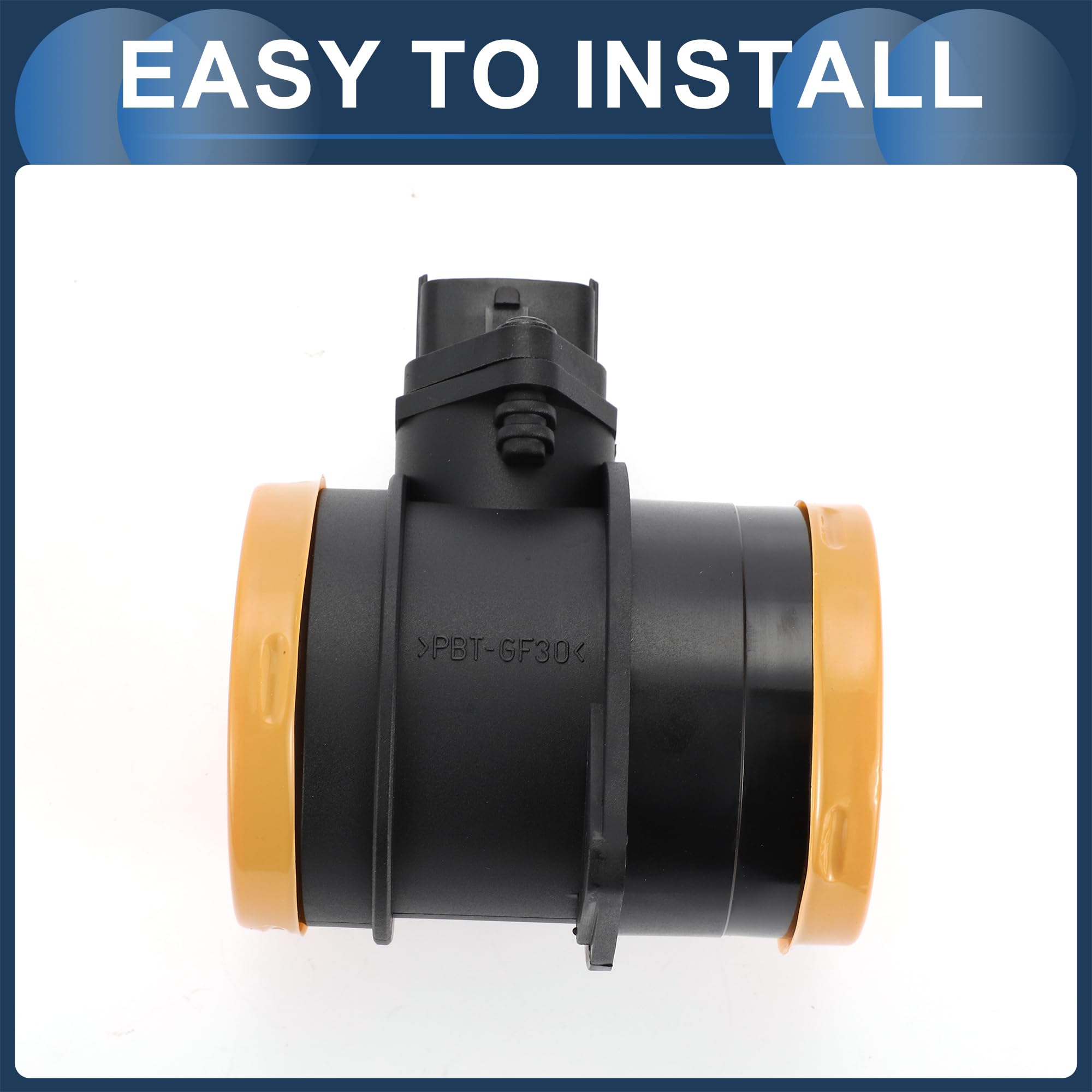 Conjunto De Sensor De Flujo De Aire Masivo Sensor MAF No. 53013009Aa Para Jeep Grand Cherokee 2001-2005 Negro 1 Pc