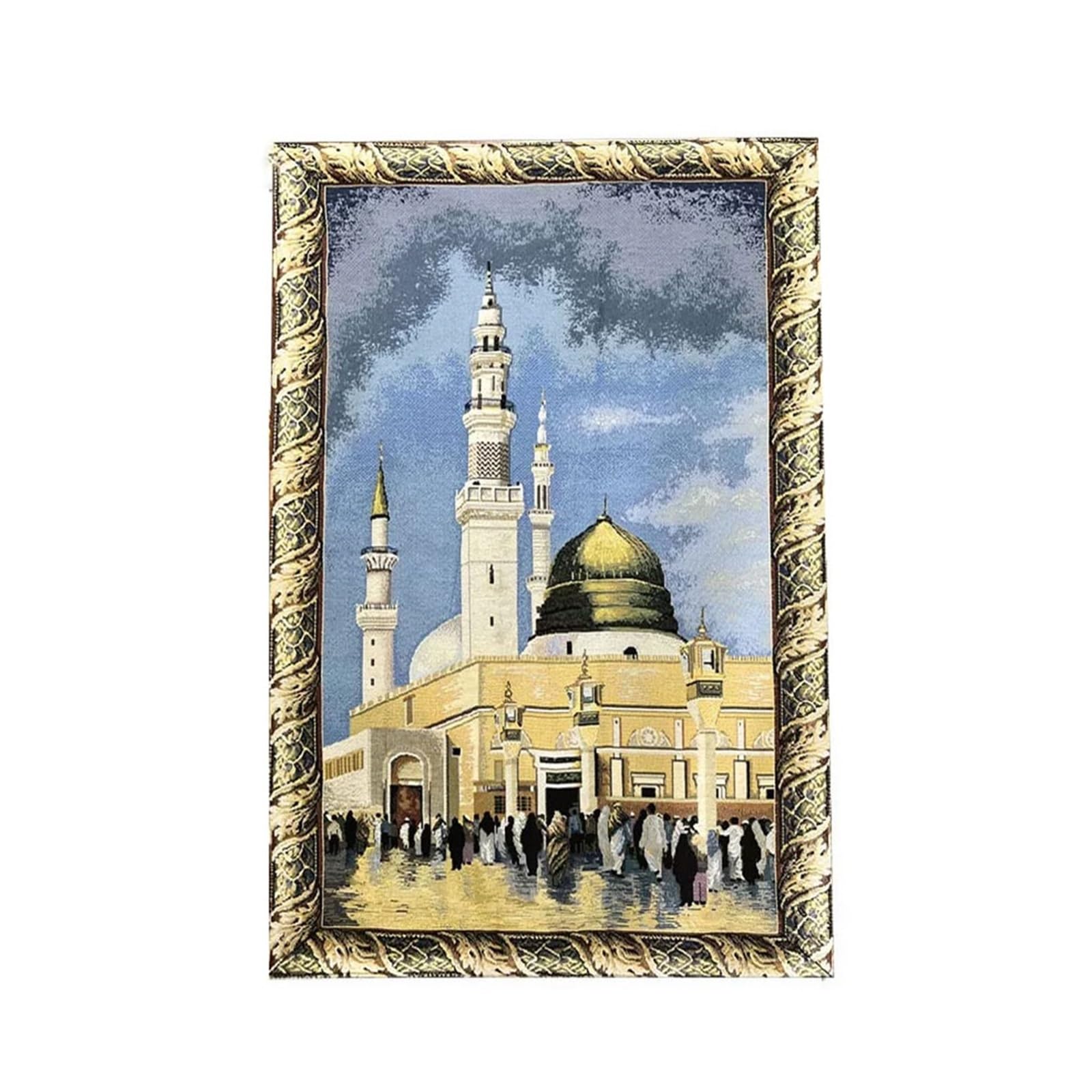 Tapisserie jacquard vintage en coton pour inviter la poésie d'antan chez soi