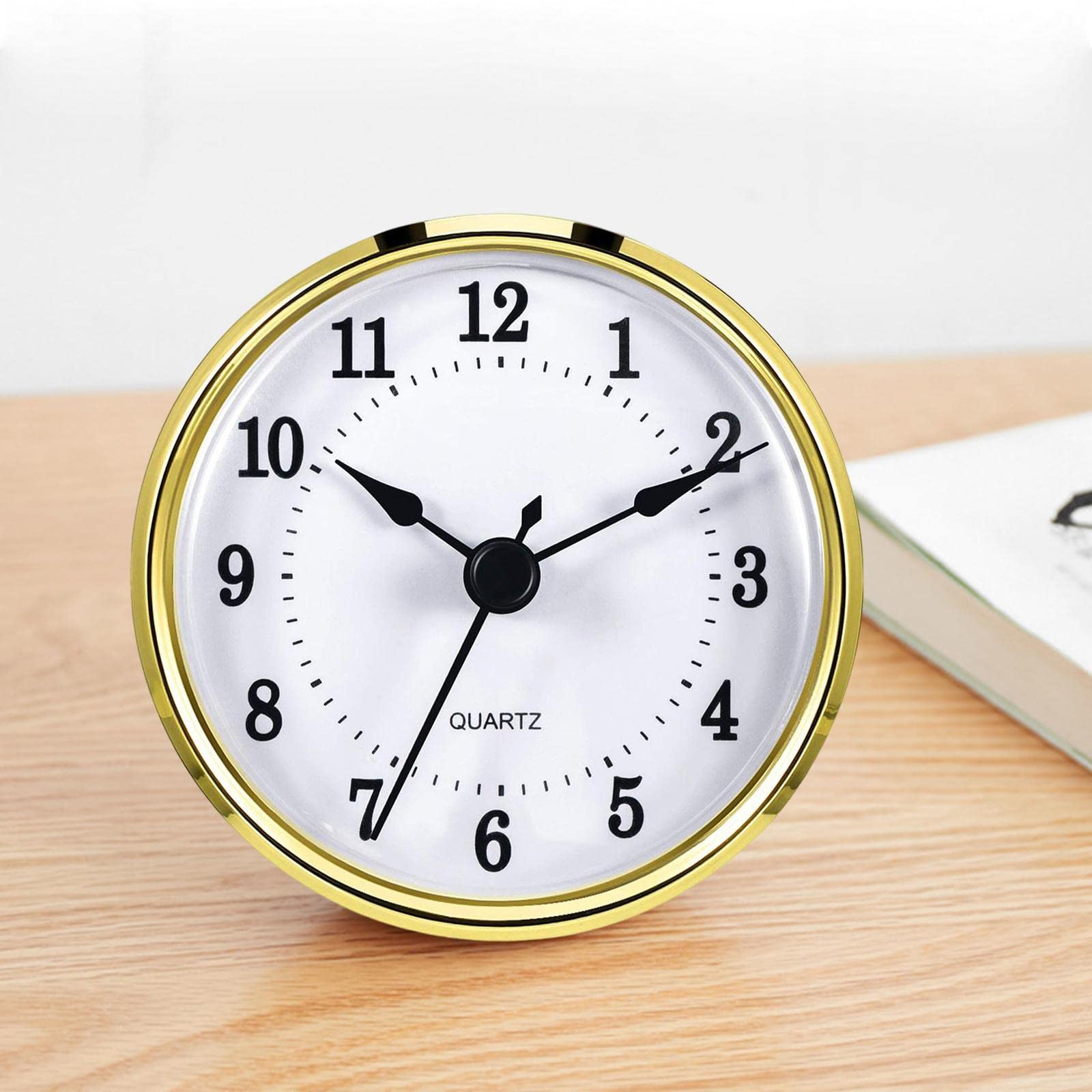 3-1/8 inch (80 mm) Quartz Clock Insert Round for Home Wall Gold Rim Arabic | Home & Garden | Home D?Cor | Clocks | Replacement Parts & Tools-image-48