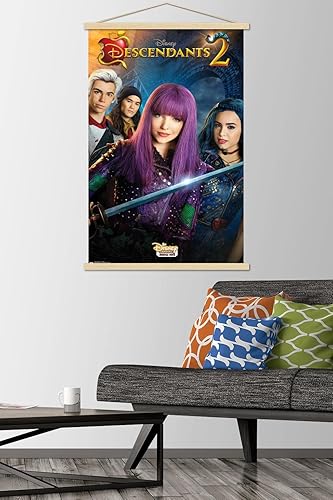 Vista 107 de Trends International Disney Descendants 2 - Póster de pared de una hoja, 22.375 x 34 pulgadas, versión sin marco